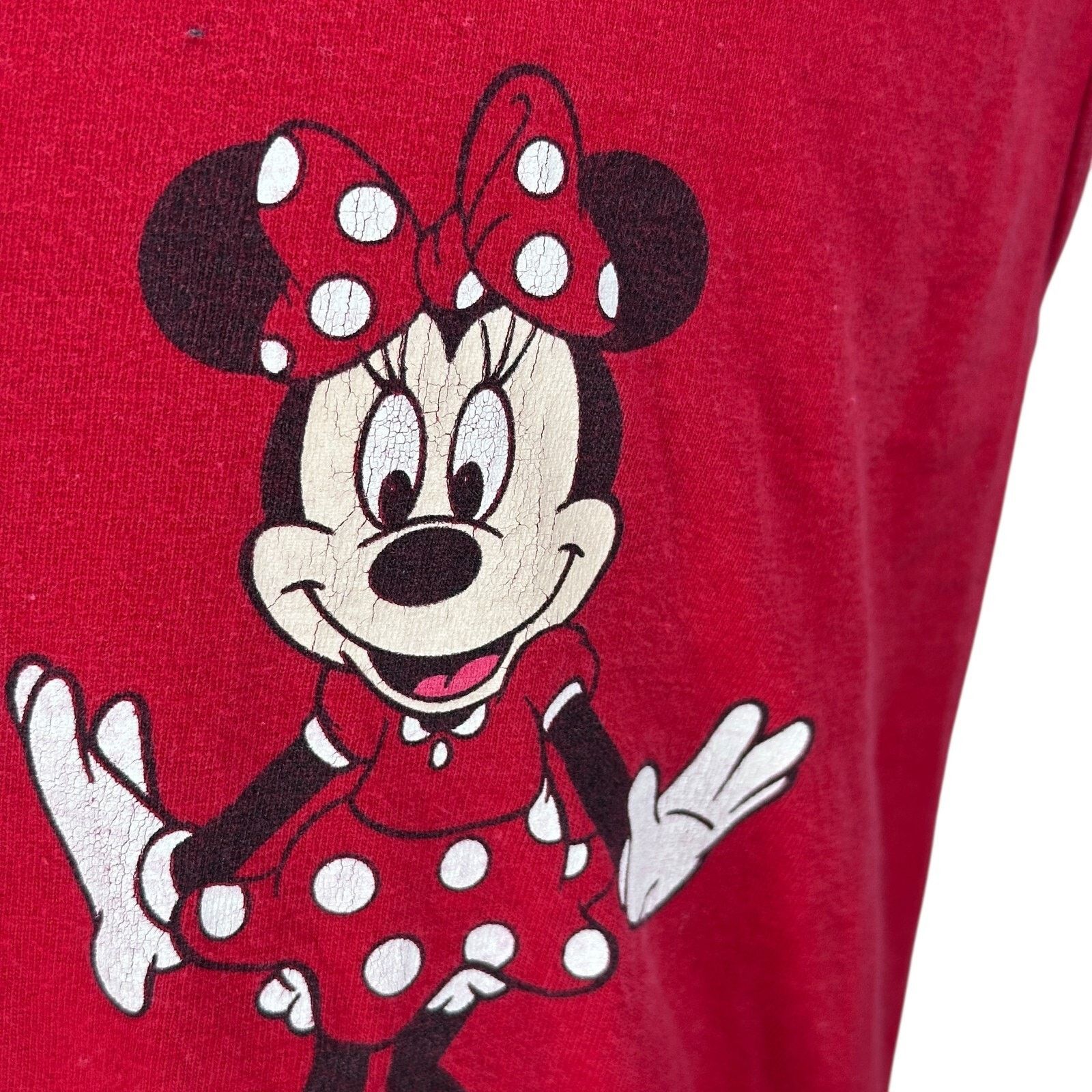 Disney Vintage Disney Minnie Mouse Tank Top Men’s XL Red Scoop Neck Size US XL / EU 56 / 4 - 2 Thumbnail