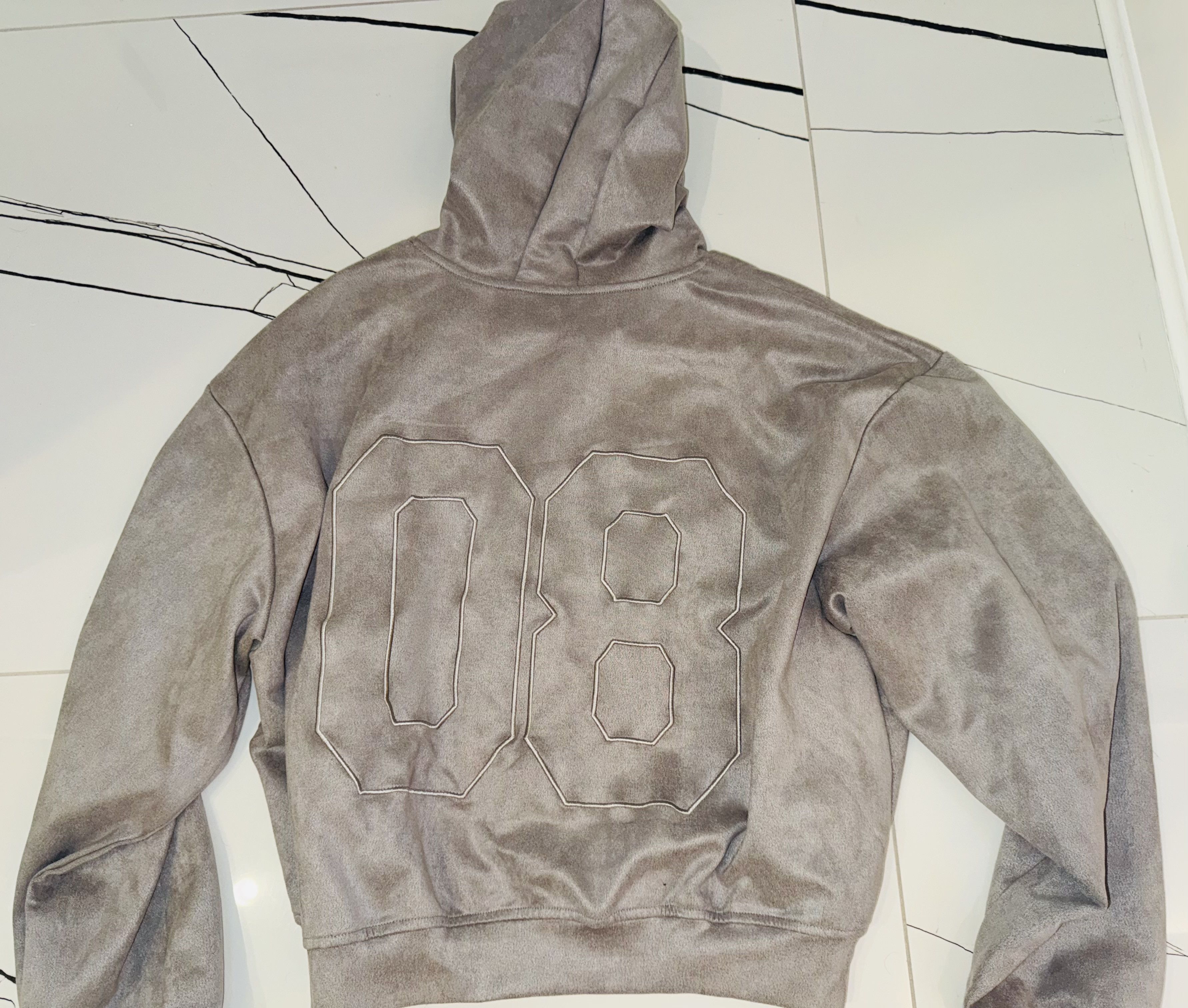 Japanese Brand SUMWON Grey Suede Zip Up Size US S / EU 44-46 / 1 - 1 Thumbnail