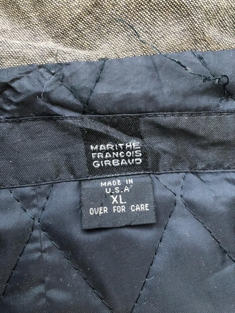Marithe + Francois Girbaud Vintage Marithe Francois Girbaud Denim Parka Faux Fur Hood Size US L / EU 52-54 / 3 - 3 Thumbnail