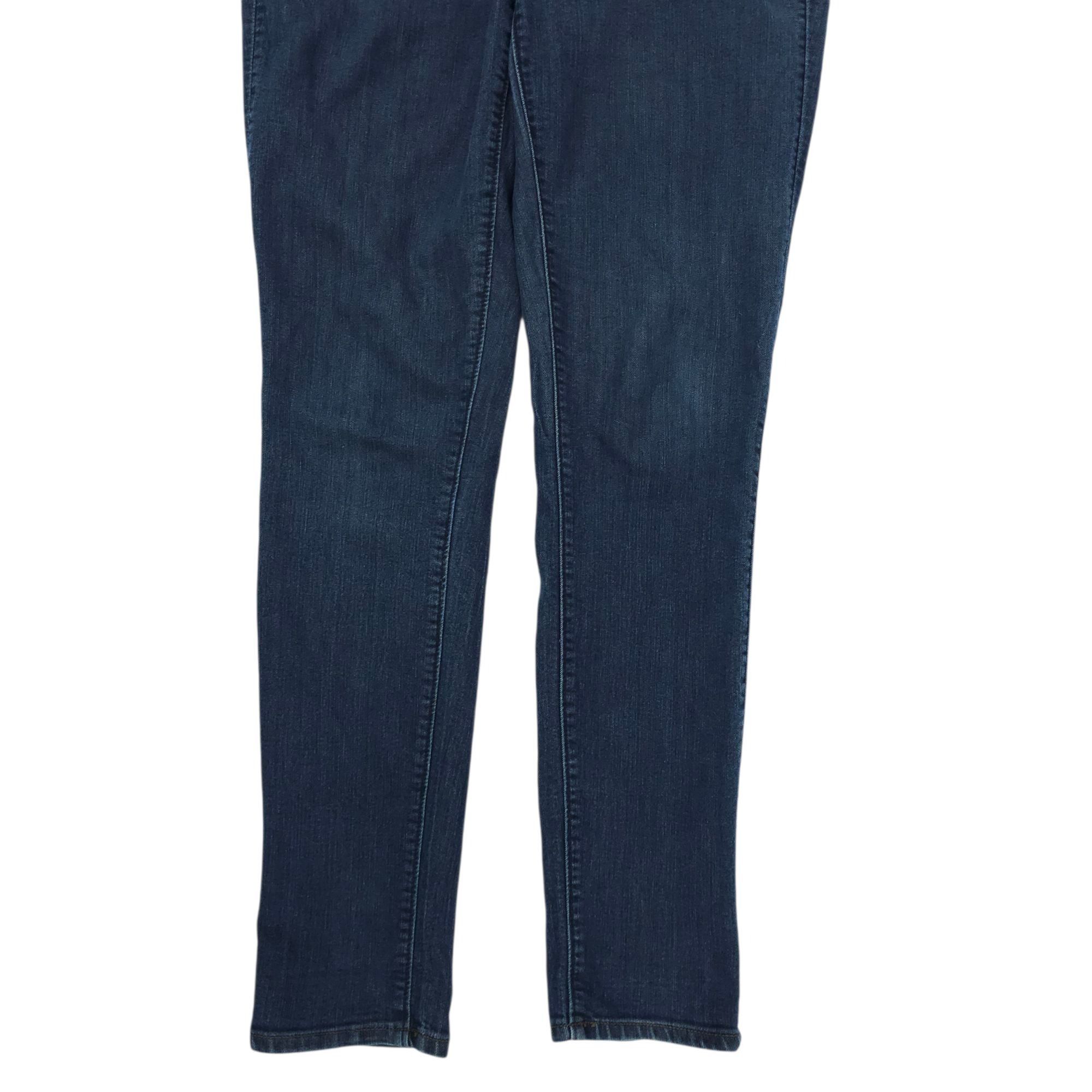 Loft Loft Modern Skinny Jeans Womens Size 28/6 Mid Rise Dark Wash Size 28" / US 6 / IT 42 - 9 Thumbnail