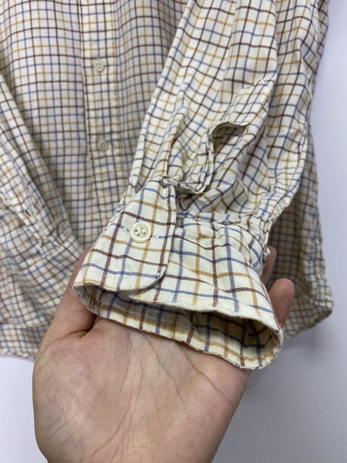 Burberry × Vintage Vintage Burberry Button up Size US L / EU 52-54 / 3 - 10 Thumbnail