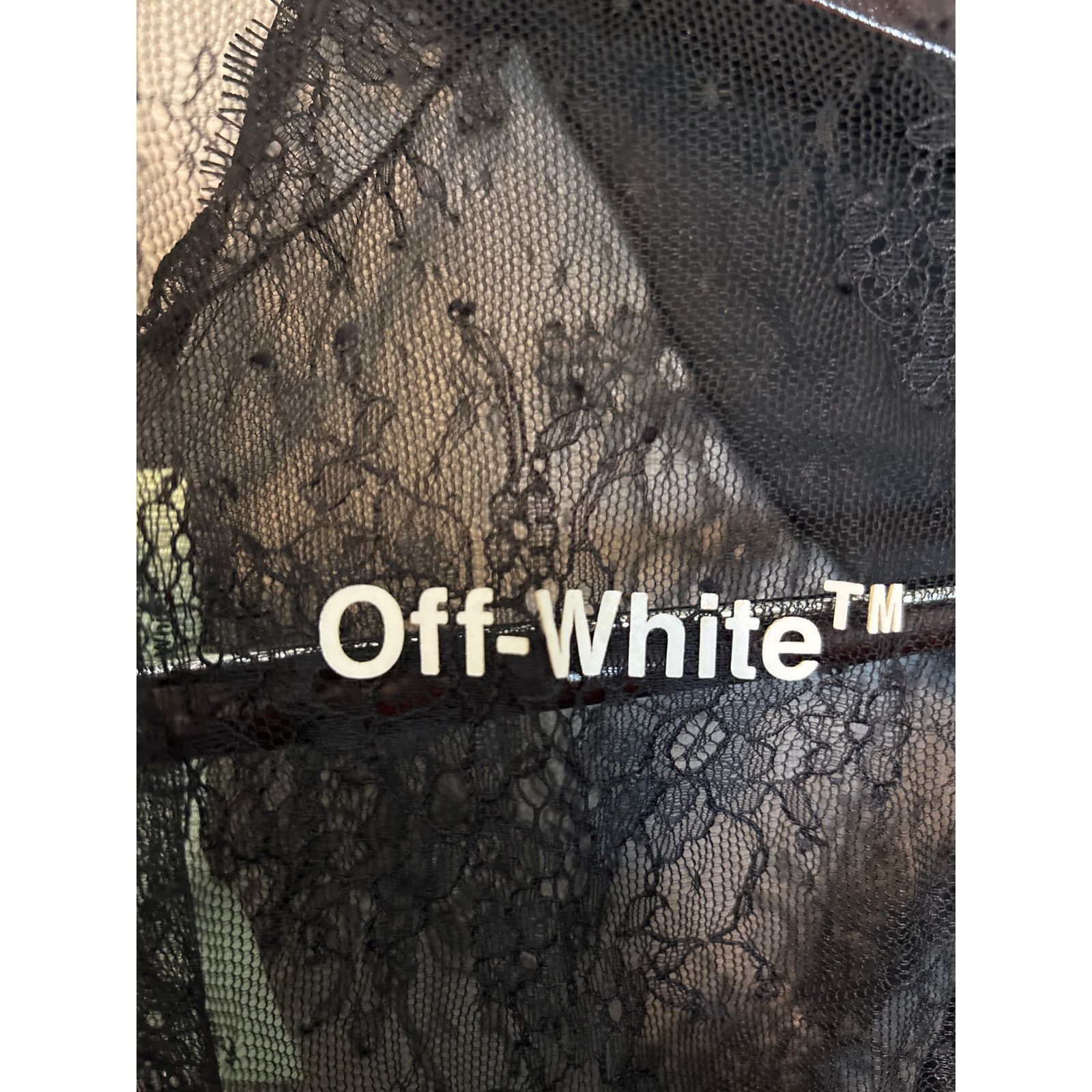 Off-White Off-White Black lace zip camisole Size 44 Size 30" / US 8 / IT 44 - 8 Thumbnail