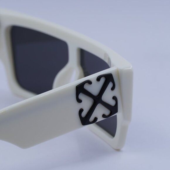 Off-White Off-White OERI14F MARION 0107 Sunglasses White Shield Frame Size ONE SIZE - 5 Thumbnail