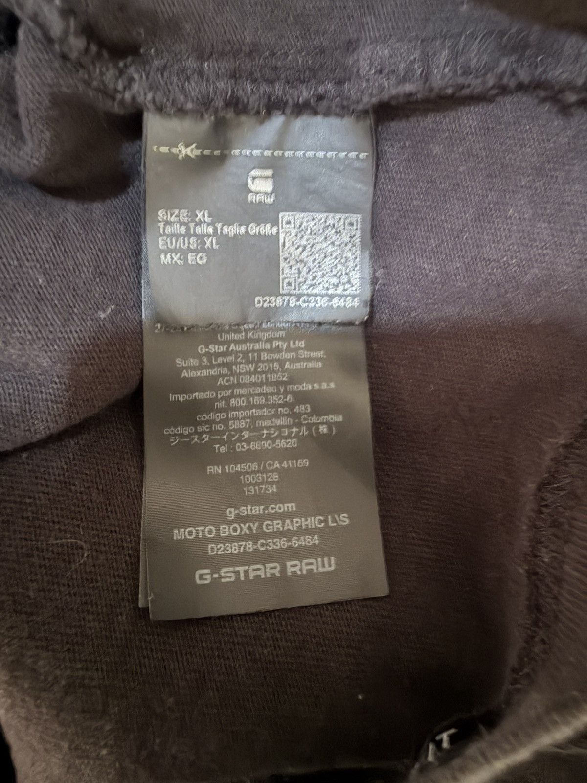 G-Star G-Star RAW Moto Boxy Graphic Size US XL / EU 56 / 4 - 6 Thumbnail