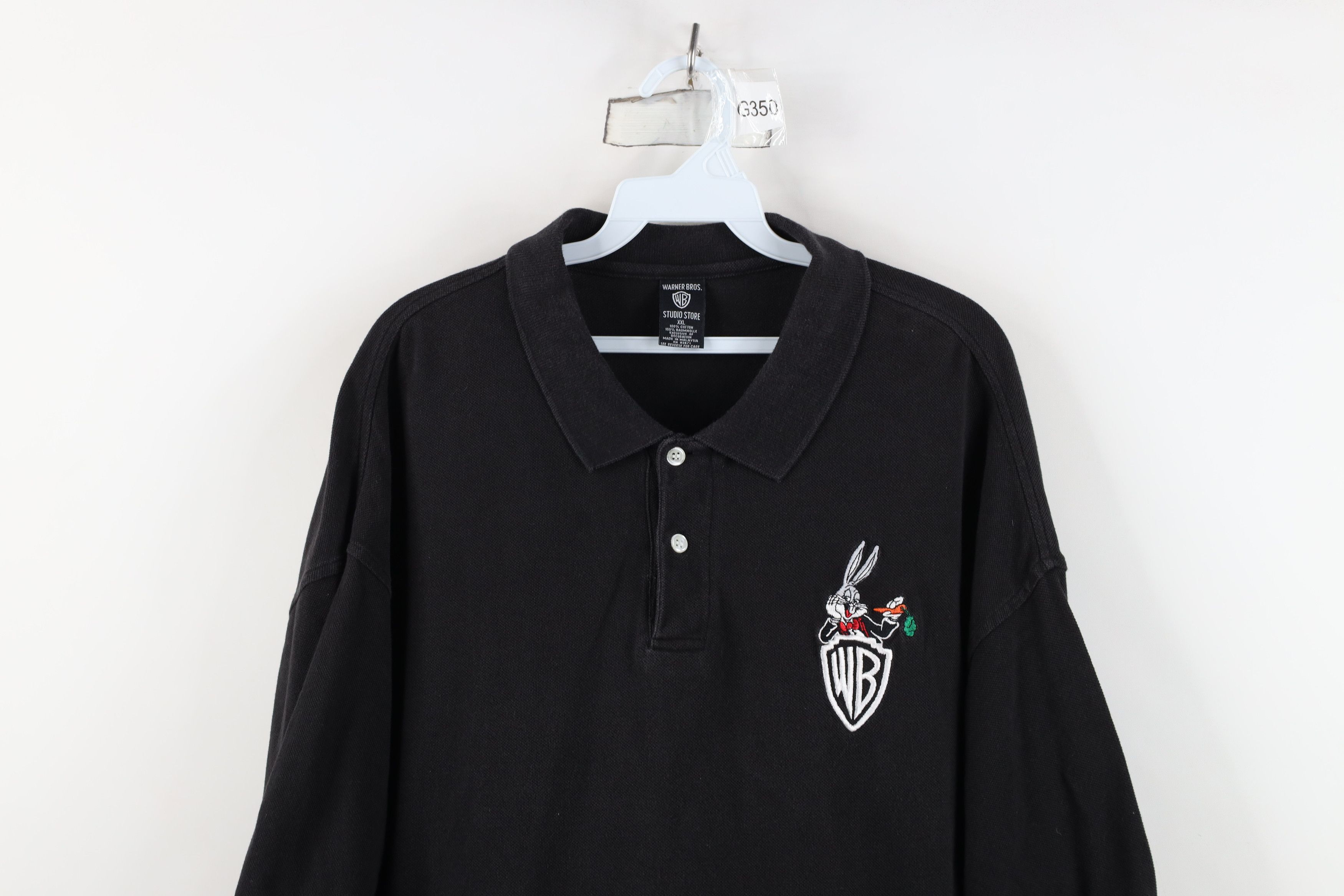 Vintage Vintage 90s Warners Bros Looney Tunes Bunny Golf Polo Shirt Size US XXL / EU 58 / 5 - 2 Thumbnail