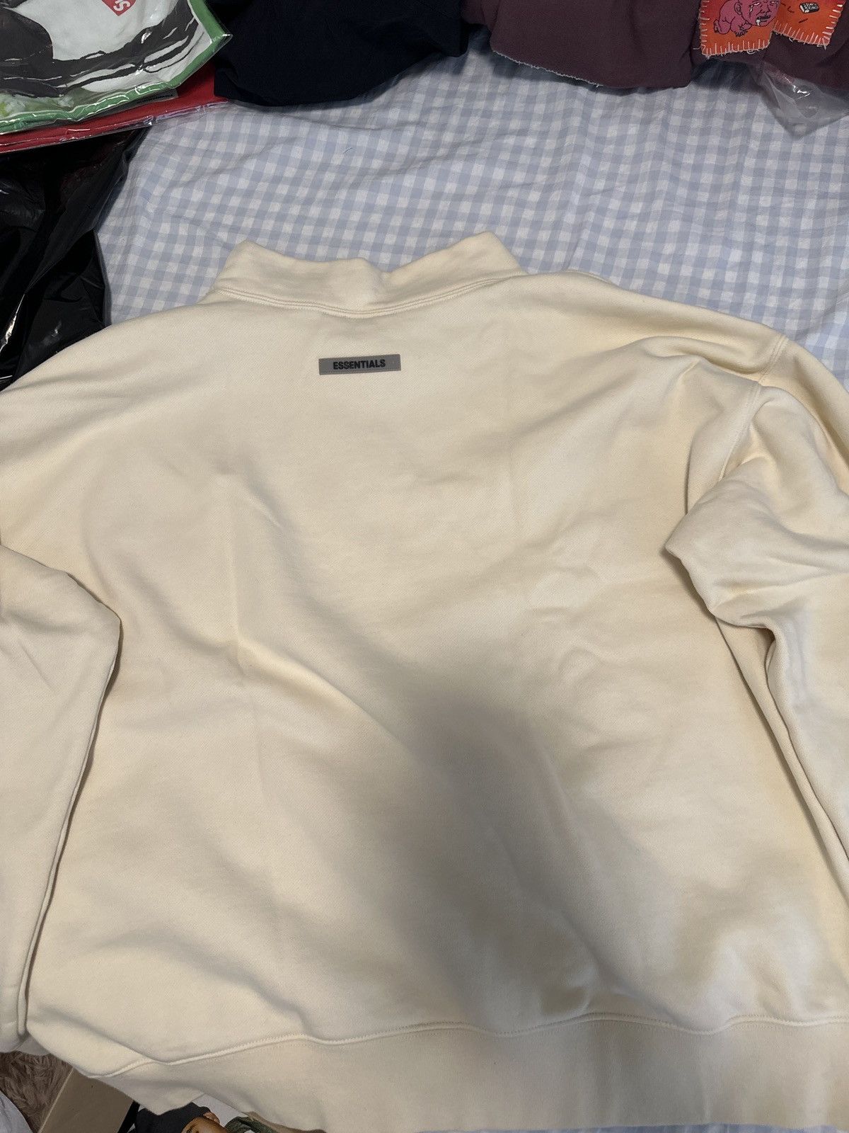 Essentials Essentials Mockneck Sweatshirt Cream Size Large Size US L / EU 52-54 / 3 - 2 Thumbnail