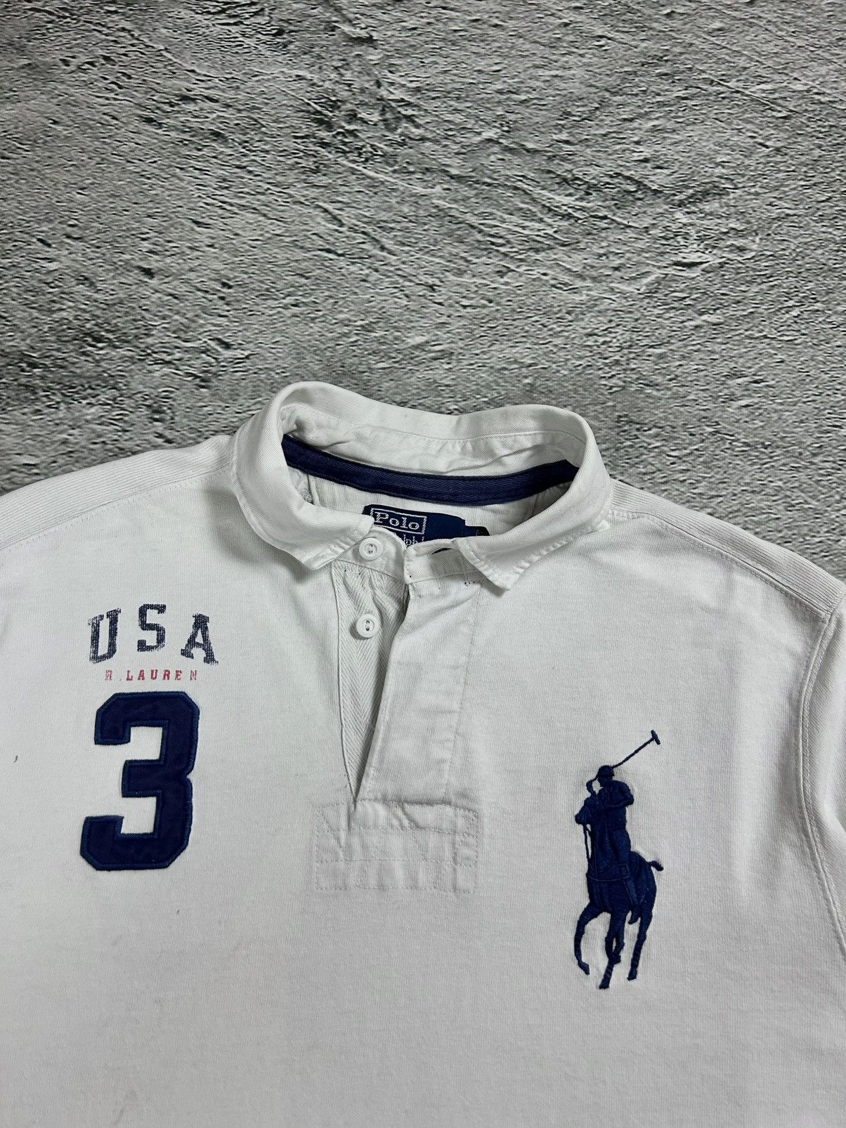 Ralph Lauren Chief Keef Polo Ralph Lauren England longsleeve white Size US L / EU 52-54 / 3 - 2 Thumbnail