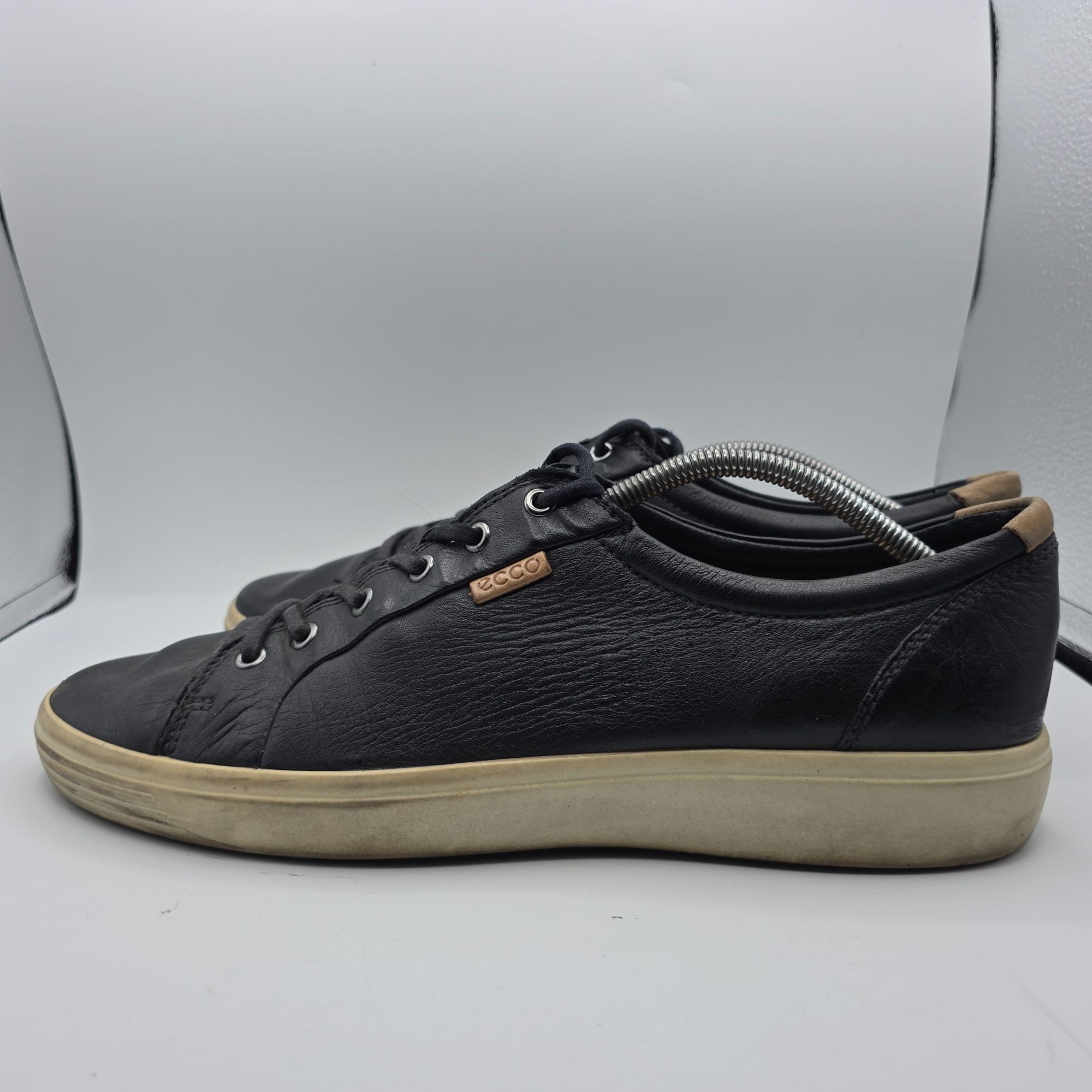 Ecco ECCO Soft 7 Mens Size 13 Black Leather Lace Up Shoes Walking Size US 13 / EU 46 - 13 Thumbnail