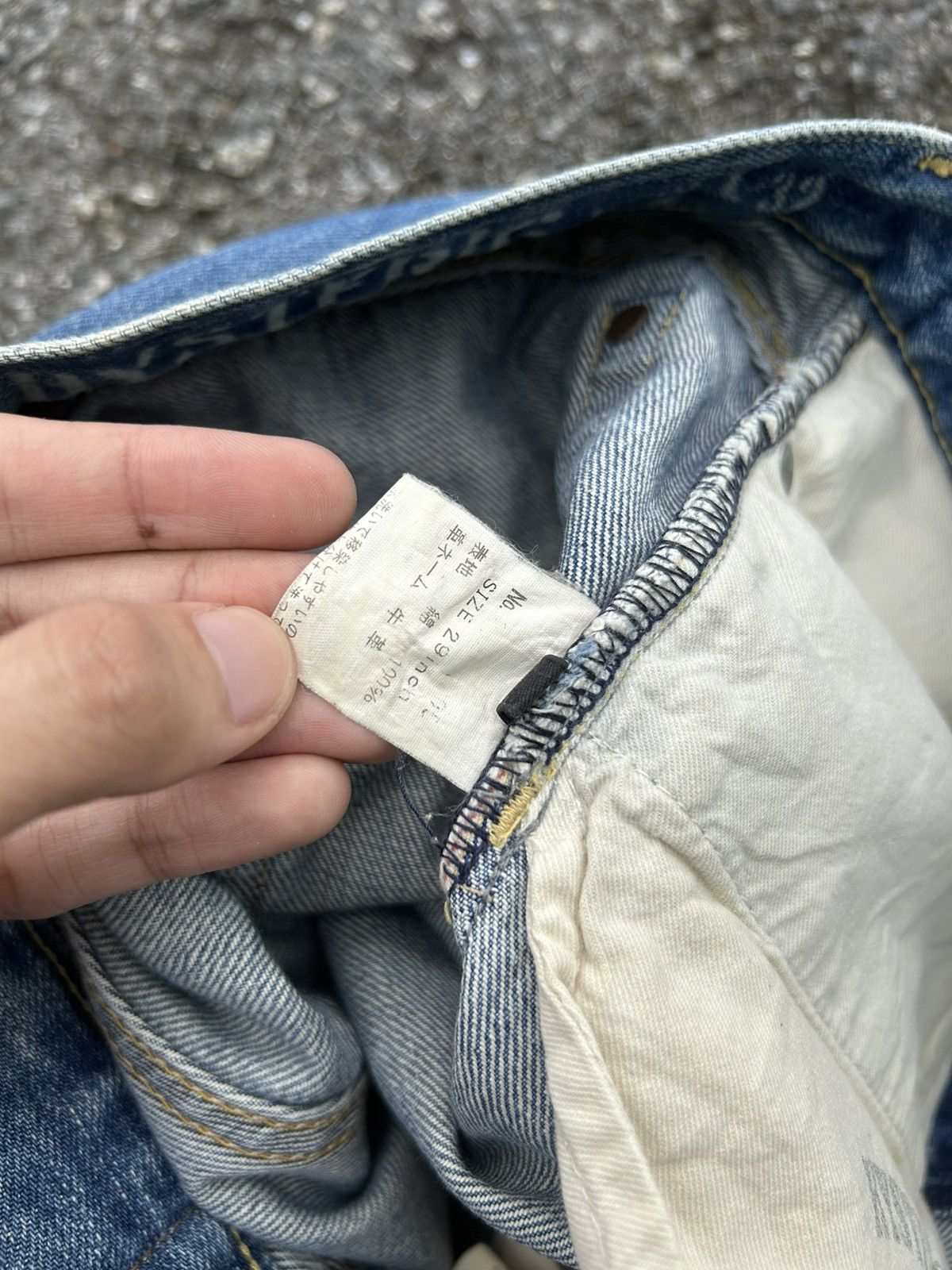 Hysteric Glamour × Japanese Brand Vintage Hysteric Glamour Selvedge disteressed denim🔥 Size US 29 - 15 Thumbnail