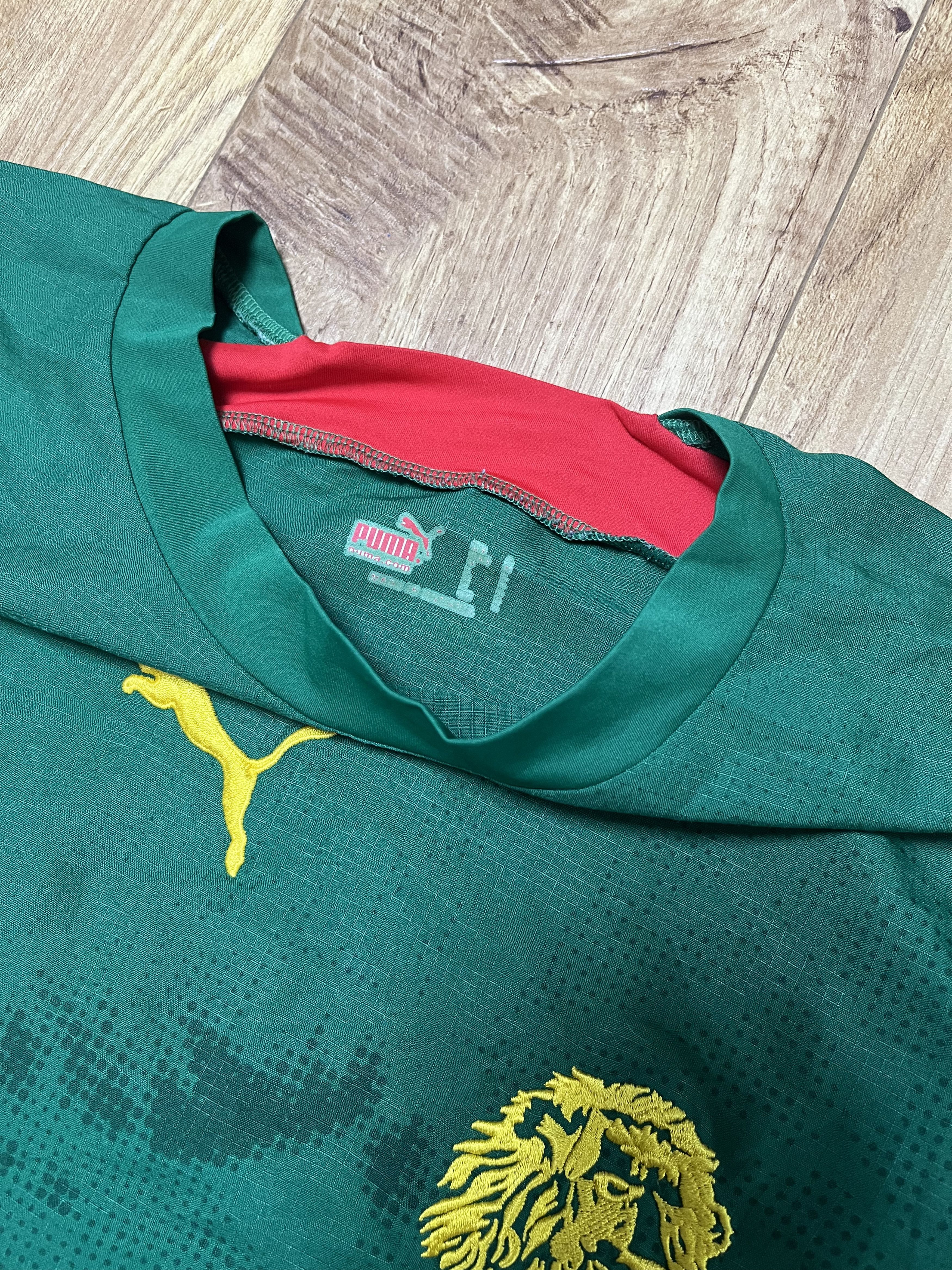 Puma × Vintage Puma Cameroon 2006-07 Home Football Jersey Size US L / EU 52-54 / 3 - 3 Thumbnail