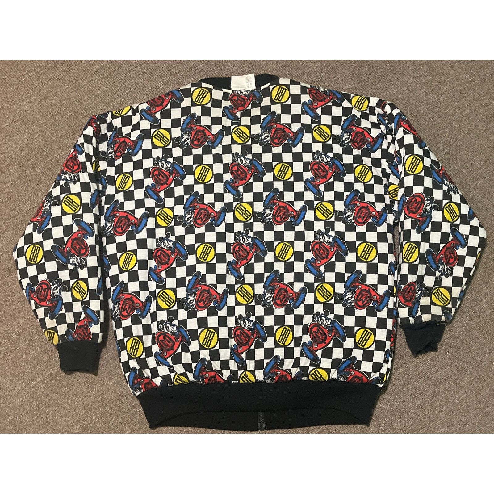 Mickey Inc Vintage 80’s XL Disney Mickey Inc Mickey Mouse Racing Revers Size US XL / EU 56 / 4 - 4 Thumbnail