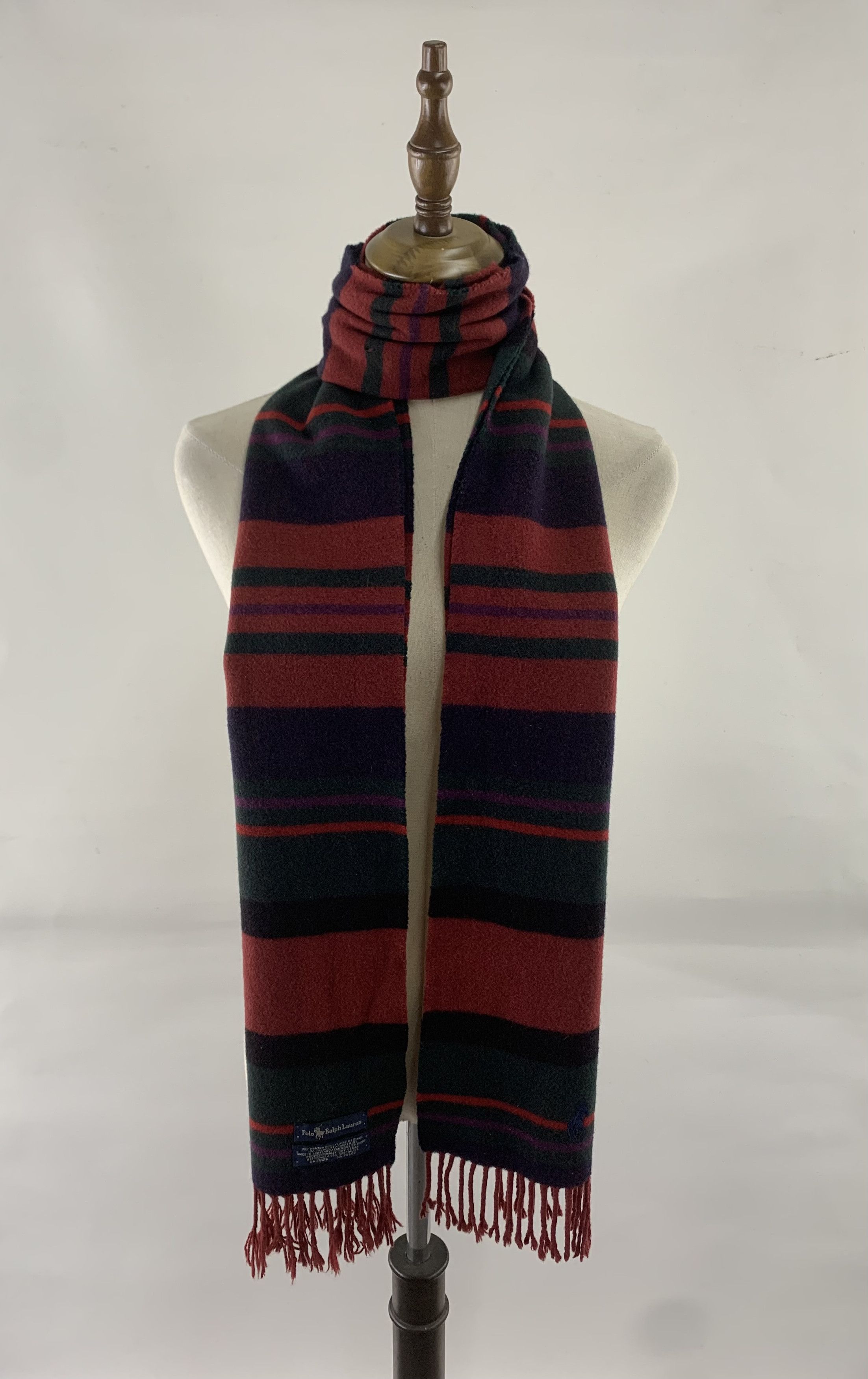 Polo Ralph Lauren Polo Ralph Lauren Scarf Wool Muffler Neck Wrap BL9319 Size ONE SIZE - 1 Thumbnail