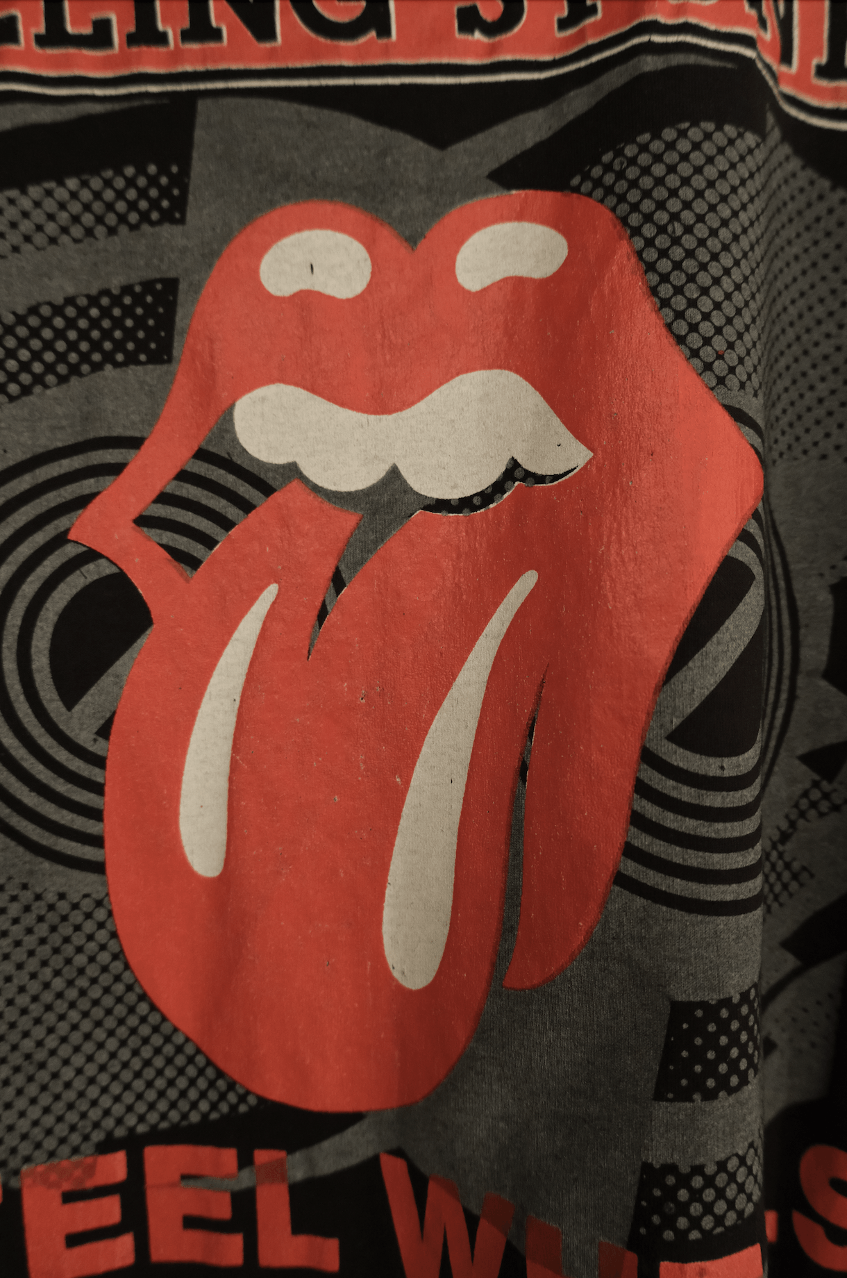 Vintage Vintage Rolling Stones Steel Wheels 1989 tour t shirt Size US M / EU 48-50 / 2 - 15 Thumbnail