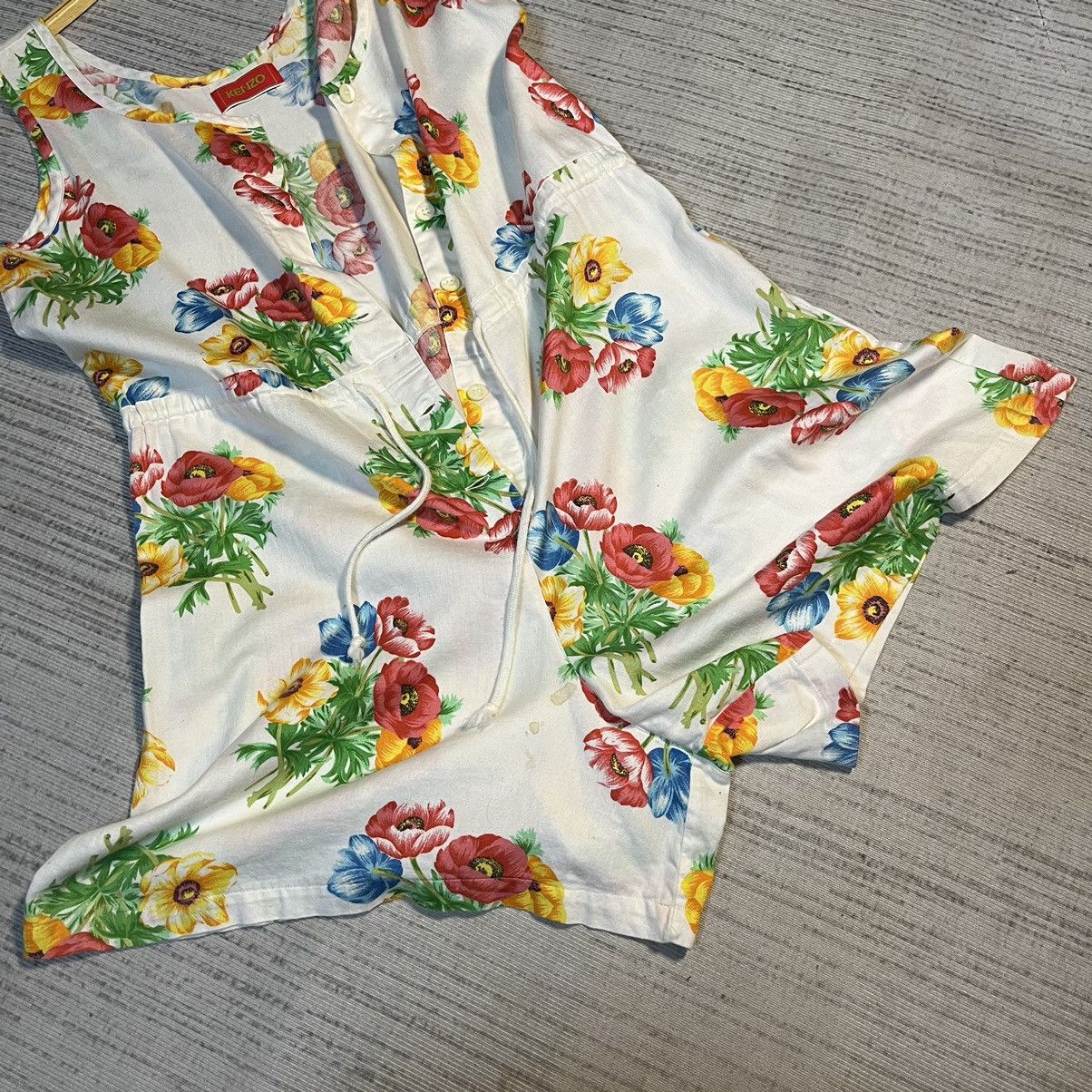 Kenzo × Vintage Vintage kenzo Midi Dress Size M / US 6-8 / IT 42-44 - 12 Thumbnail