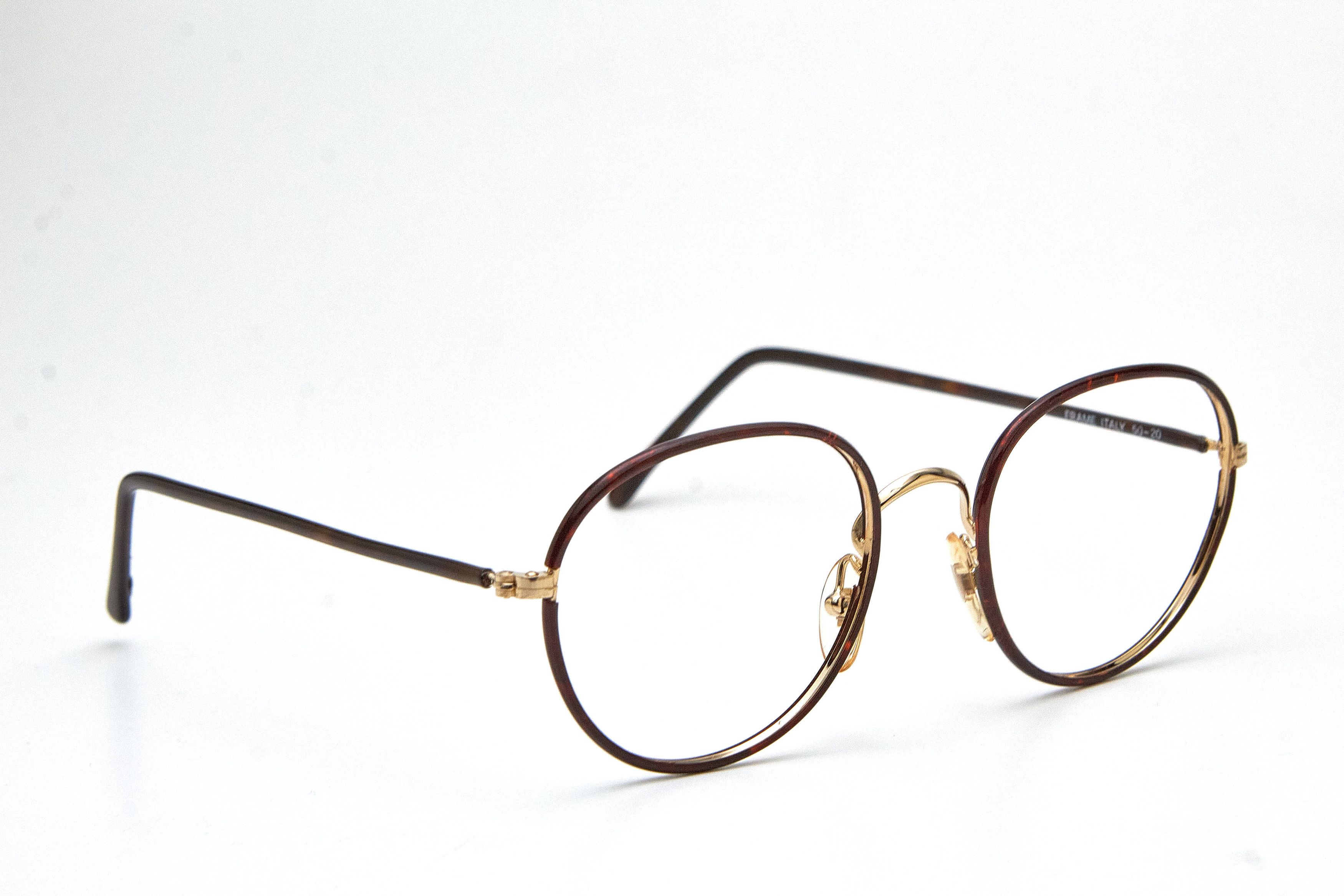 Vintage Avant-Garde FILOS Gold&Tortoise Shell Round Quiet-Lux Specs Size ONE SIZE - 5 Thumbnail