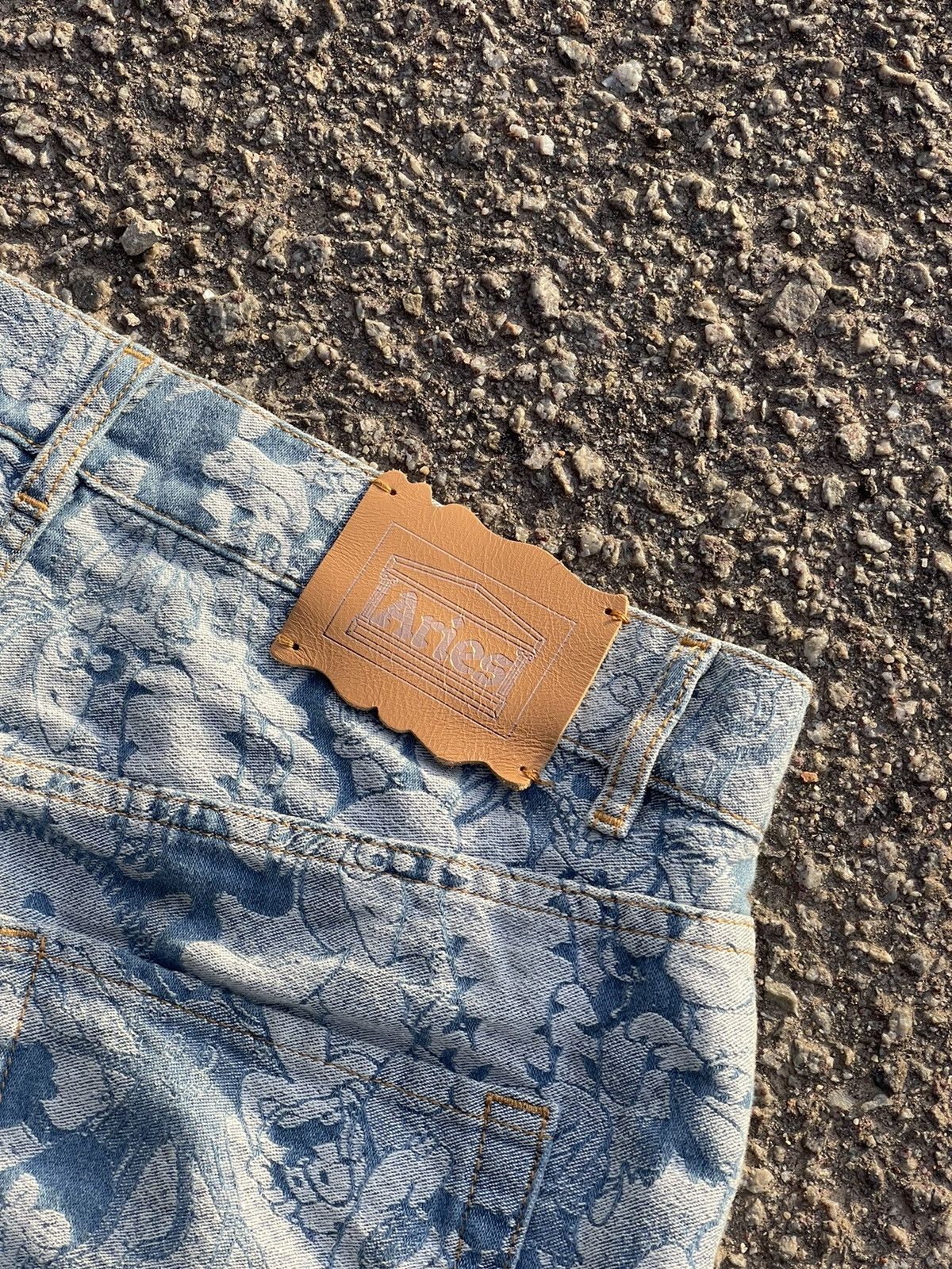Aries Aries Acid Cartoon print denim jeans blue Size US 32 / EU 48 - 17 Thumbnail