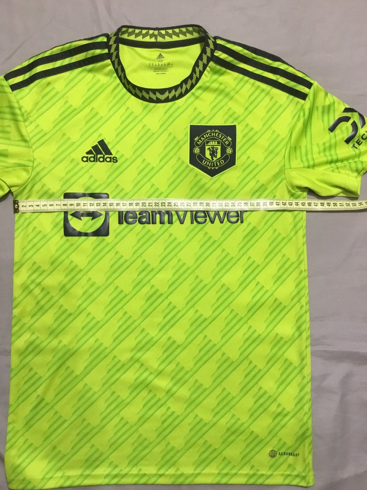 Adidas Adidas Manchester United 22/23 3rd Football Shirt Size XS Size US XS / EU 42 / 0 - 6 Thumbnail