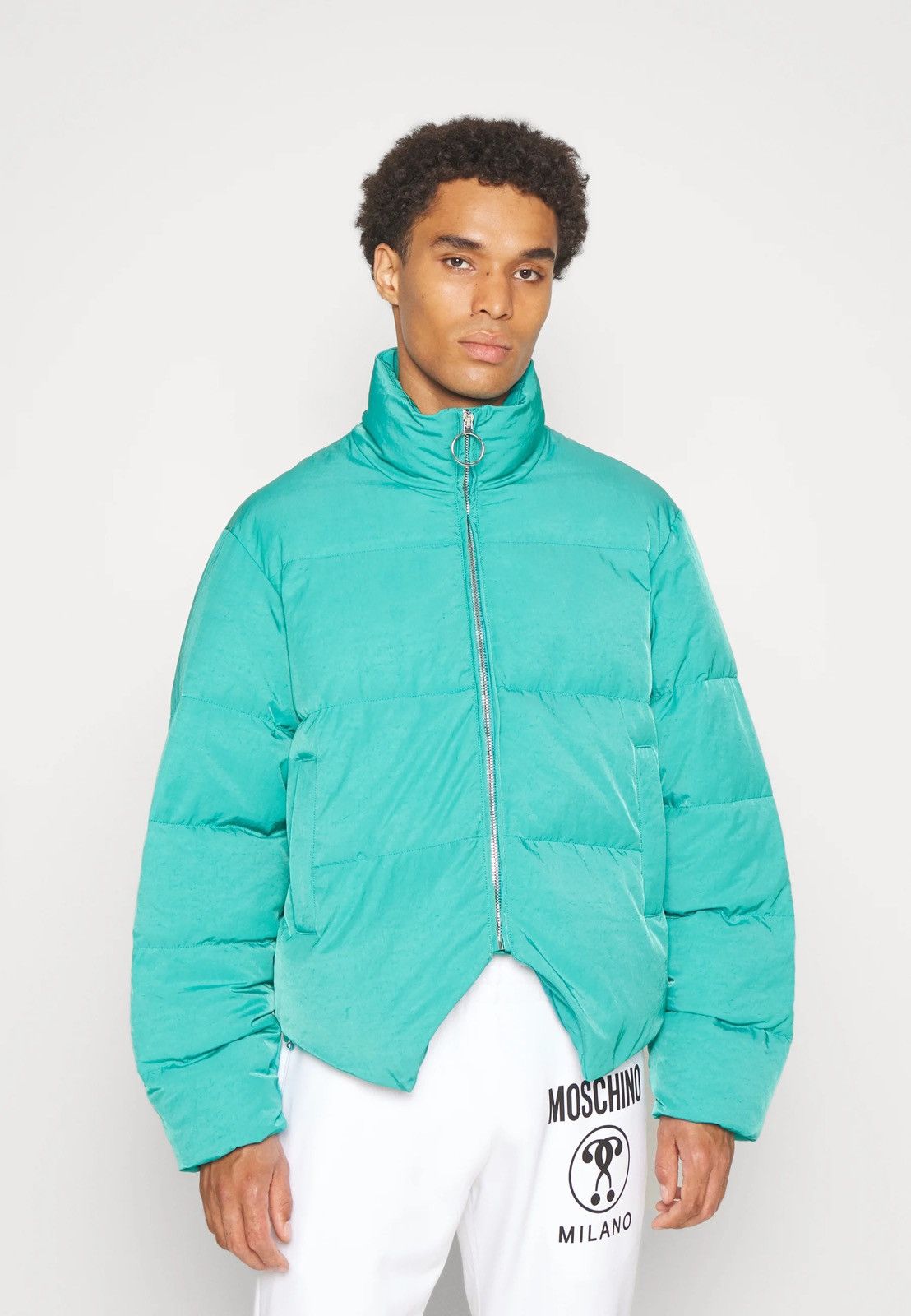 Moschino !DS! AW22 Moschino Vampire Winter Turqoise Puffer Jacket Size US M / EU 48-50 / 2 - 1 Thumbnail
