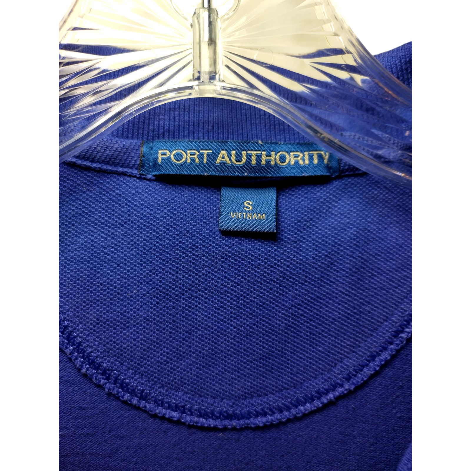 Port Authority Port Authority Short Sleeve Pocket Polo Shirt Blue Sz Sm Size S / US 4 / IT 40 - 9 Thumbnail