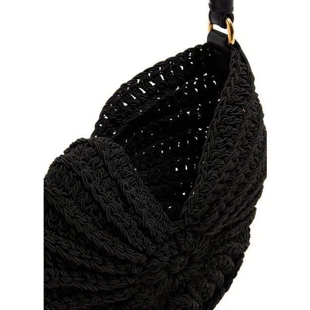 Chloe Chloe Sea Creatures Black Crochet Shoulder Bag New & Authent Size ONE SIZE - 4 Thumbnail
