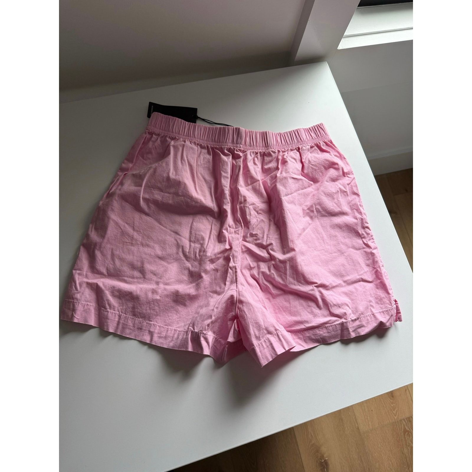 MONROW New Women’s Monrow Cotton Poplin Shorts - Small - Pink $120 Size 27" / US 4 / IT 40 - 4 Thumbnail