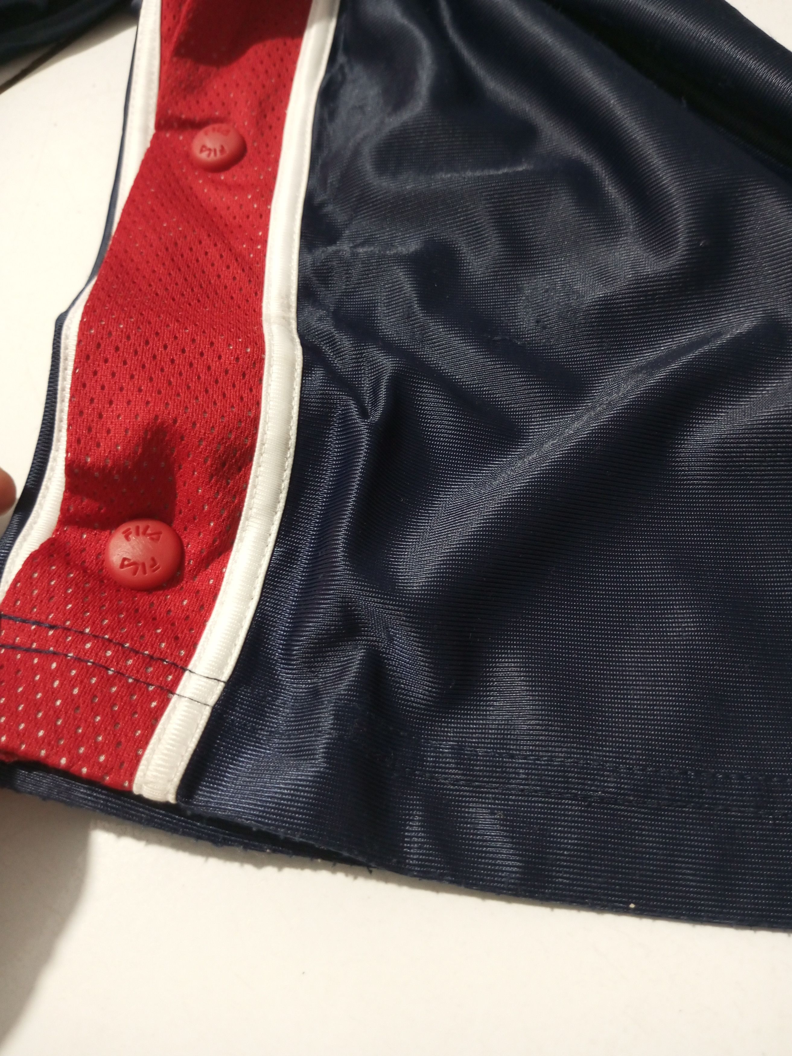 Fila Vintage fila button up baggy Sweatpants Size US 33 - 10 Thumbnail
