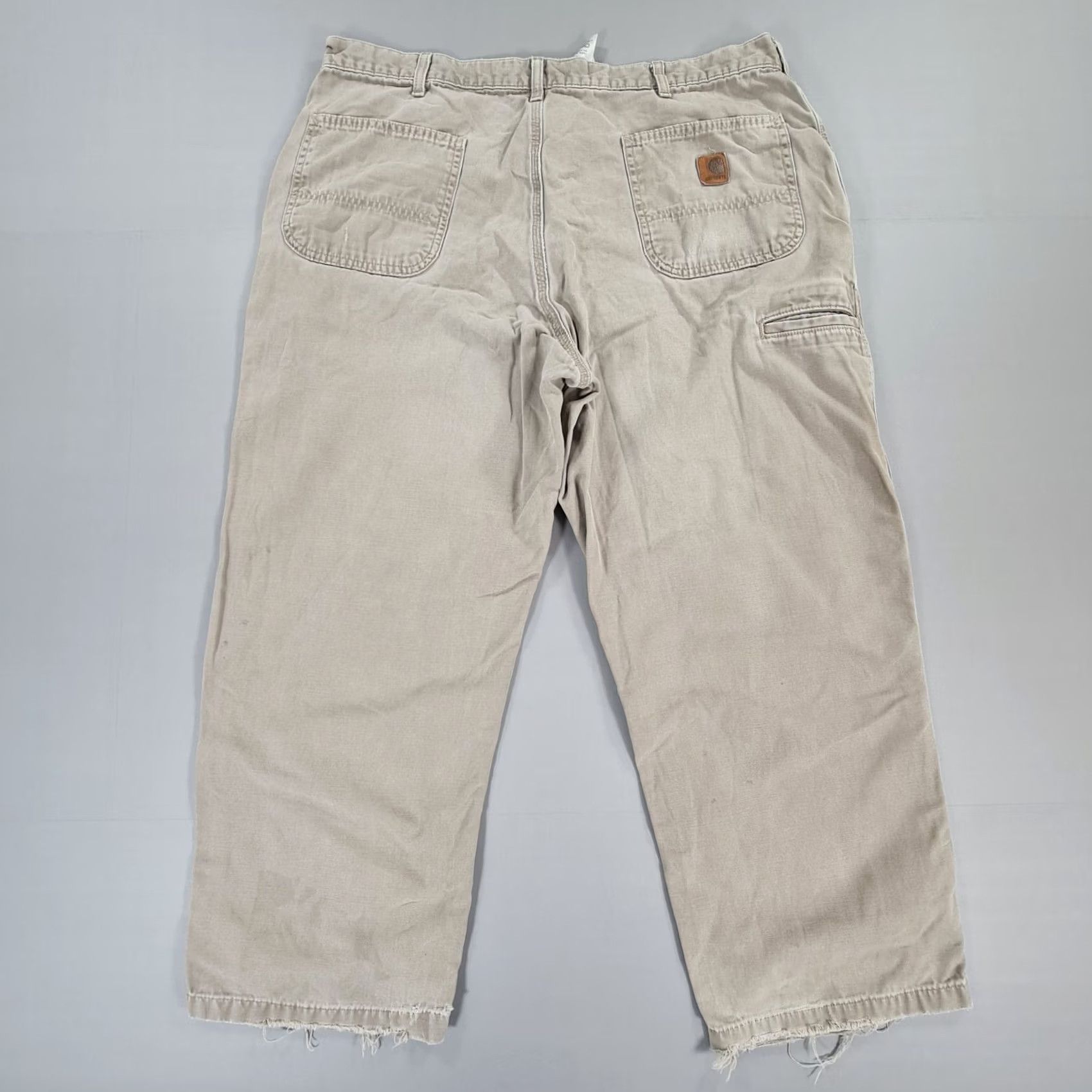 Carhartt Carhartt Mens Trousers Canvas Beige W40 L30 Carpenter Relaxed Straight Regular Pants Dungaree Fit B176 Size US 40 / EU 56 - 2 Thumbnail