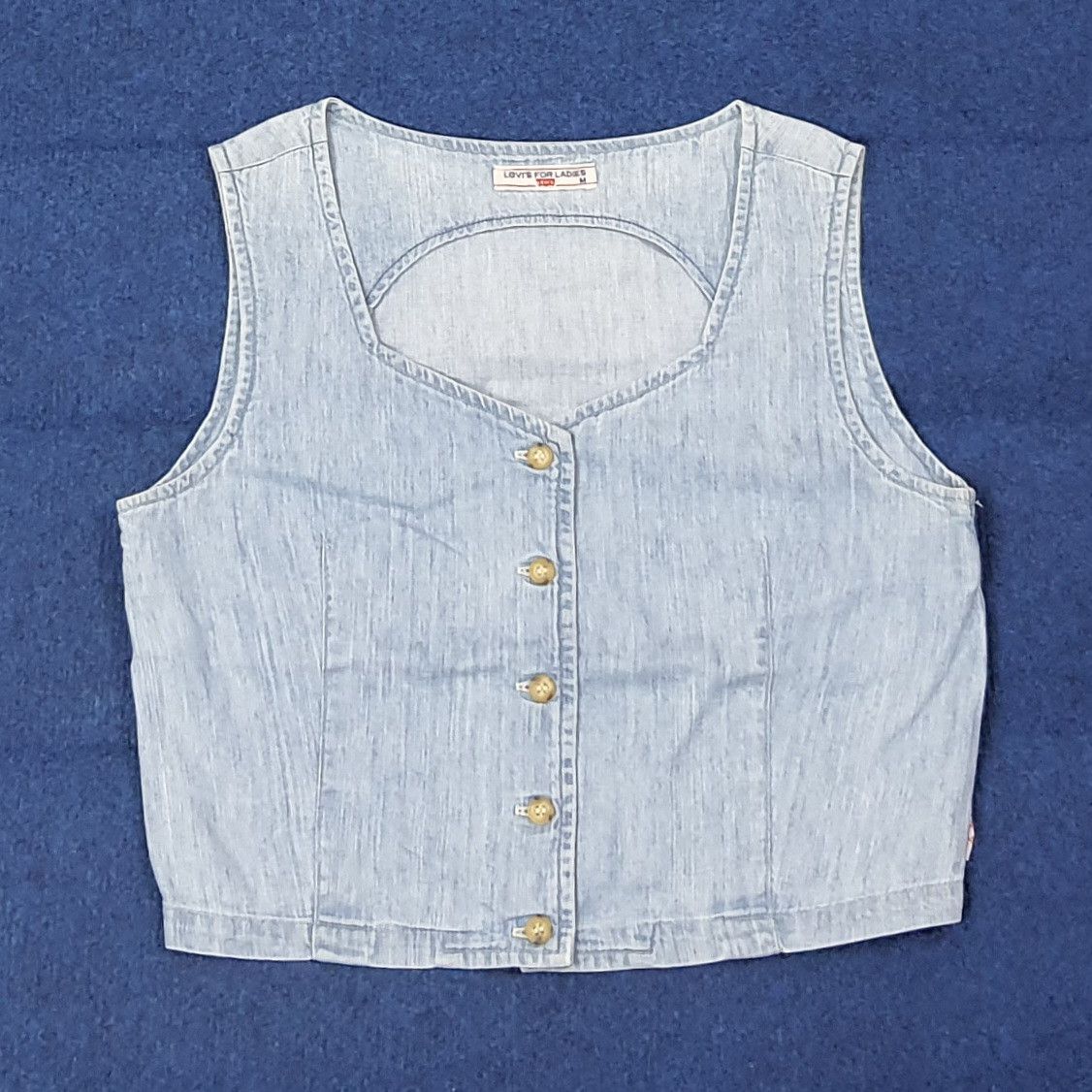 Levi's Vintage Levi's for Ladies Denim Tank Top C267N36 Size XS / US 0-2 / IT 36-38 - 1 Thumbnail