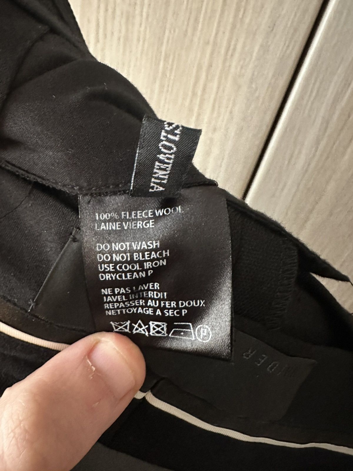 Haider Ackermann FW18 “CALDER” WOOL TROUSERS Size 46R - 6 Thumbnail
