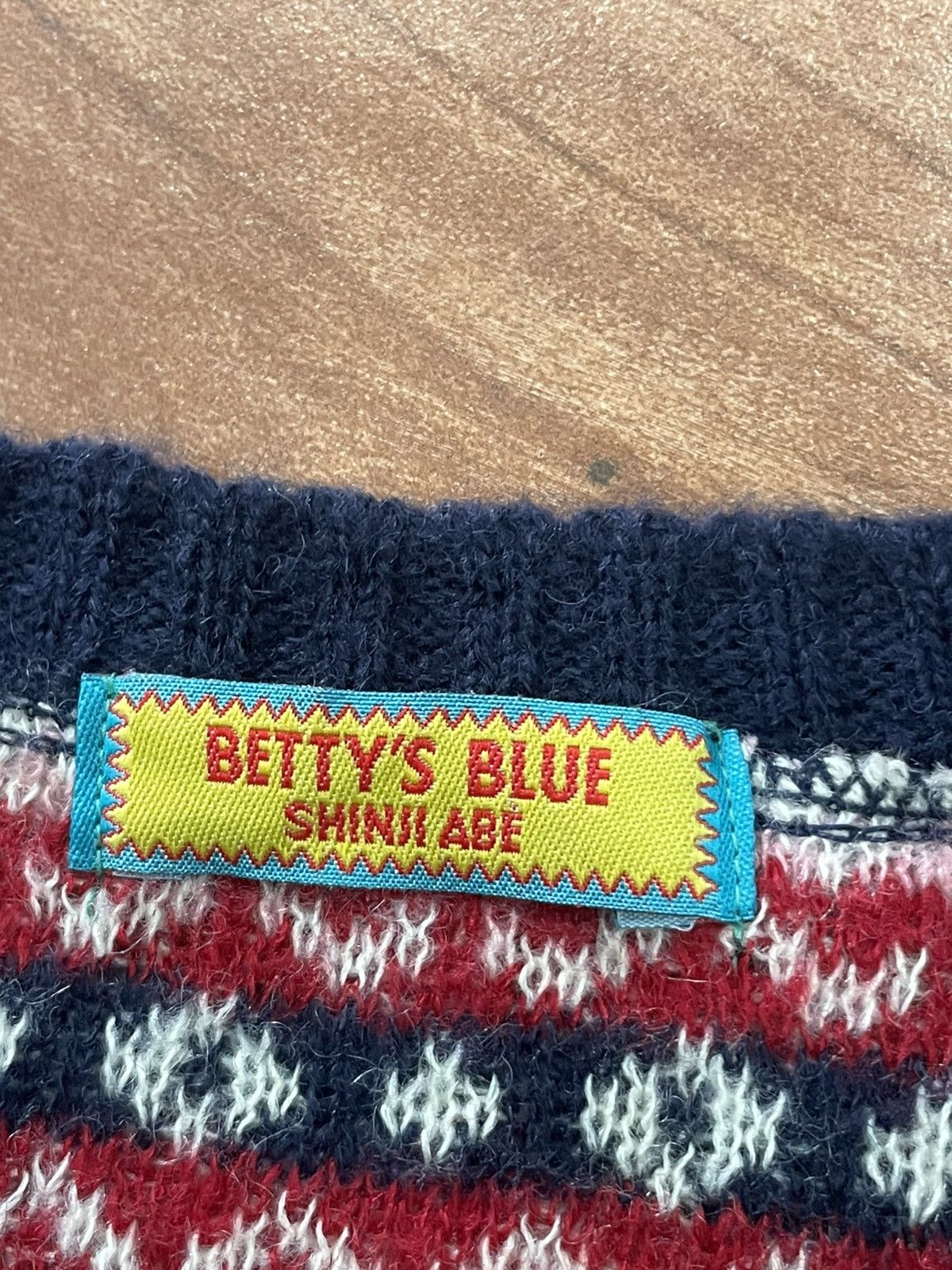 Japanese Brand Shinji Abe Betty’s Blue Sweatshirt Size ONE SIZE - 5 Thumbnail