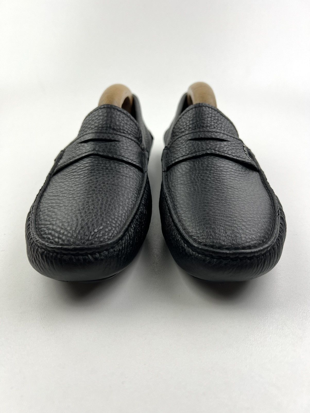 Prada PRADA Loafers Penny Leather Shoes SAFFIANO Black Men's Size US 8 / EU 41 - 4 Thumbnail