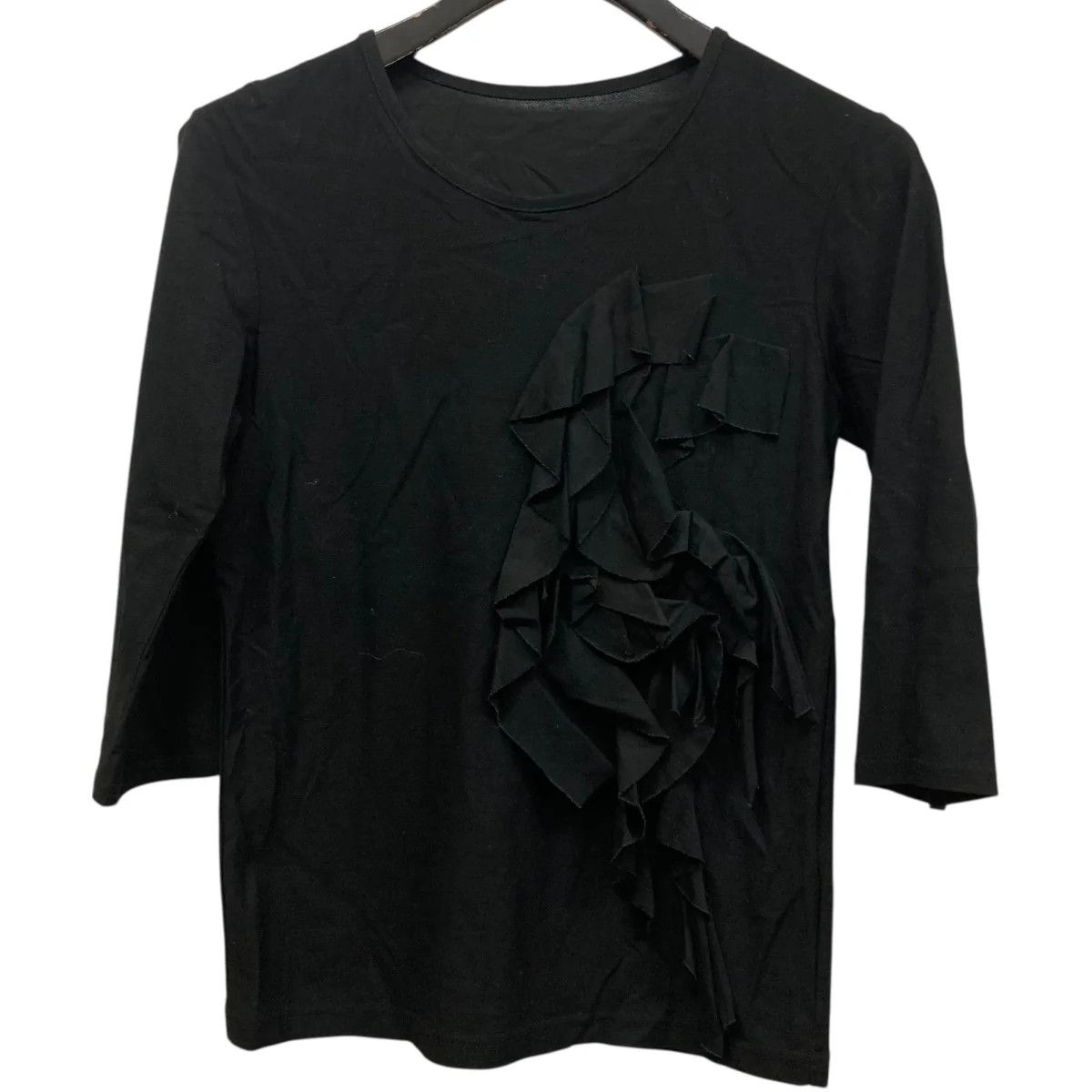 Yohji Yamamoto YOHJI YAMAMOTO/ Frilled long-sleeved top Size US M / EU 48-50 / 2 - 1 Thumbnail