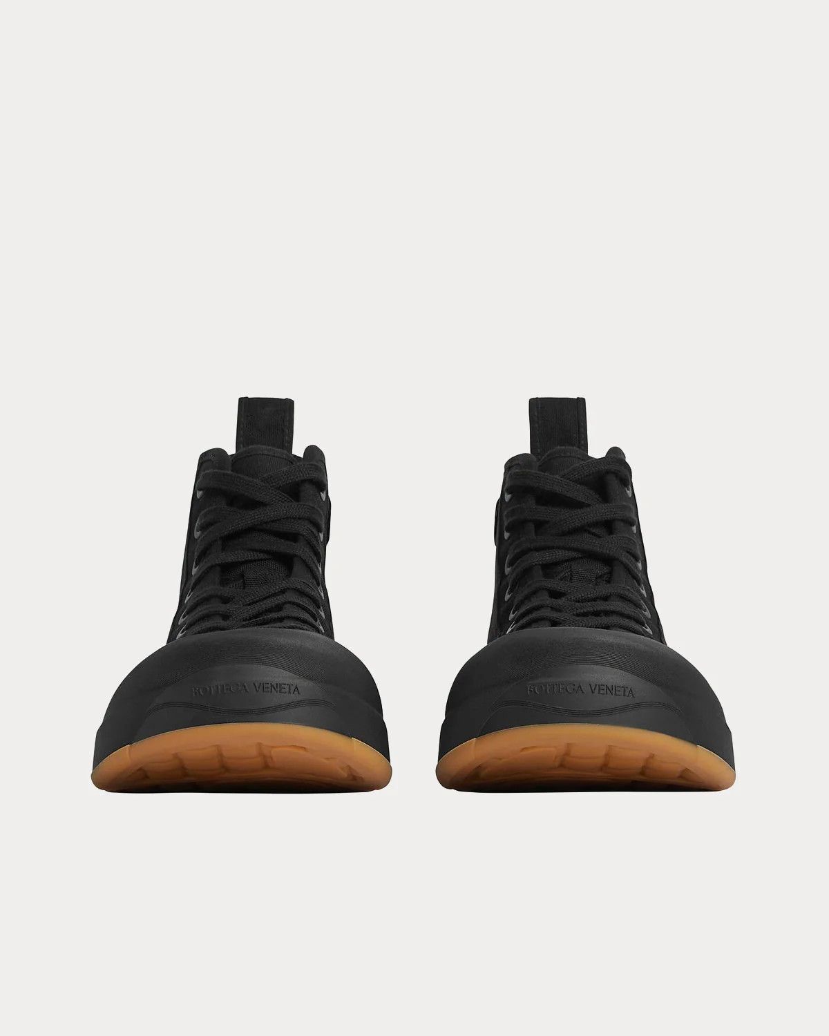 Bottega Veneta o1w1db10225 Vulcan Hi-Top Sneakers in Black Size US 8 / EU 41 - 3 Thumbnail