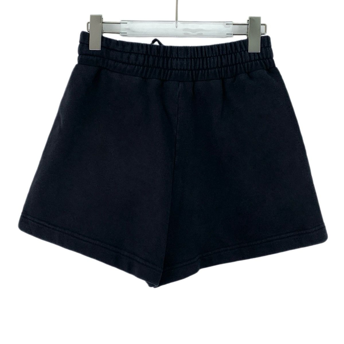 Prada Prada Black Triangle Logo Sequin Design Casual Shorts K26WX Size 28" / US 6 / IT 42 - 2 Thumbnail