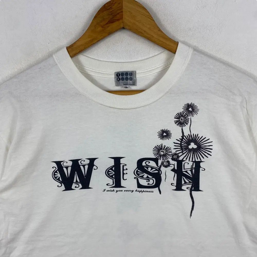 Japanese Brand Vintage TAKEO KIKUCHI I Wish You Every Happiness Tee Shirt Size US L / EU 52-54 / 3 - 2 Thumbnail