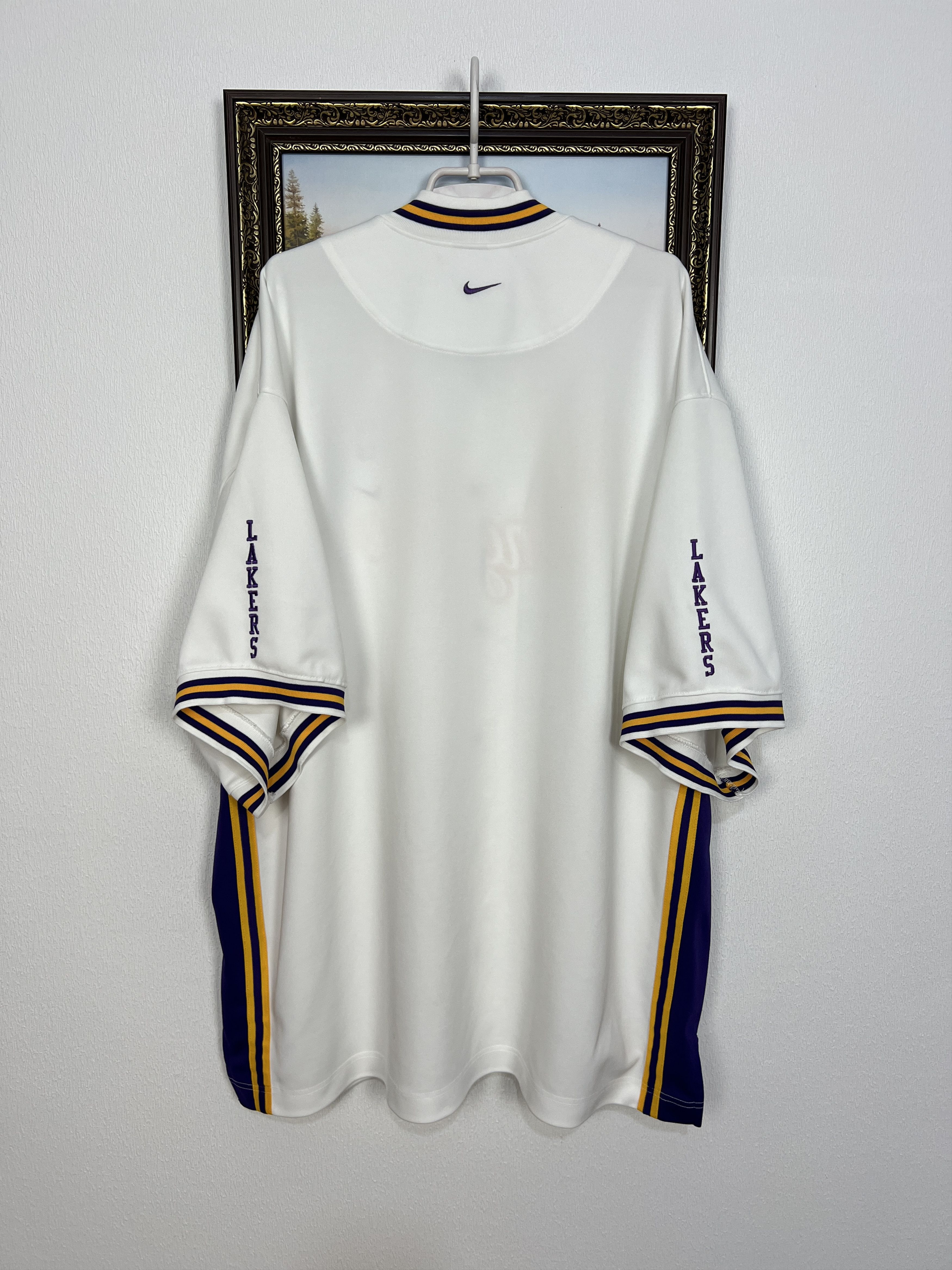Los Angeles Lakers NBA Shooting Warm UP Jersey Jacket Sz 3XL