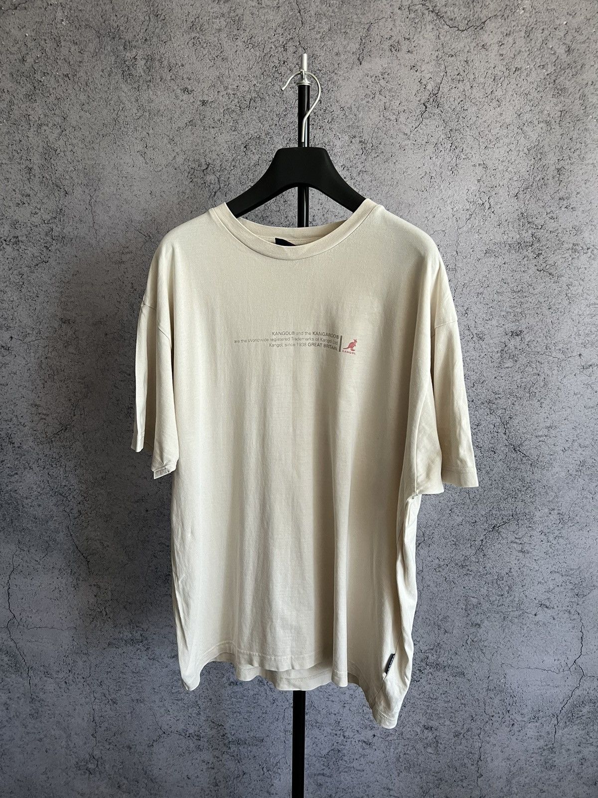 Kangol Crazy Y2K 2000s Kangol T-Shirt Vintage Tee Size US L / EU 52-54 / 3 - 2 Thumbnail