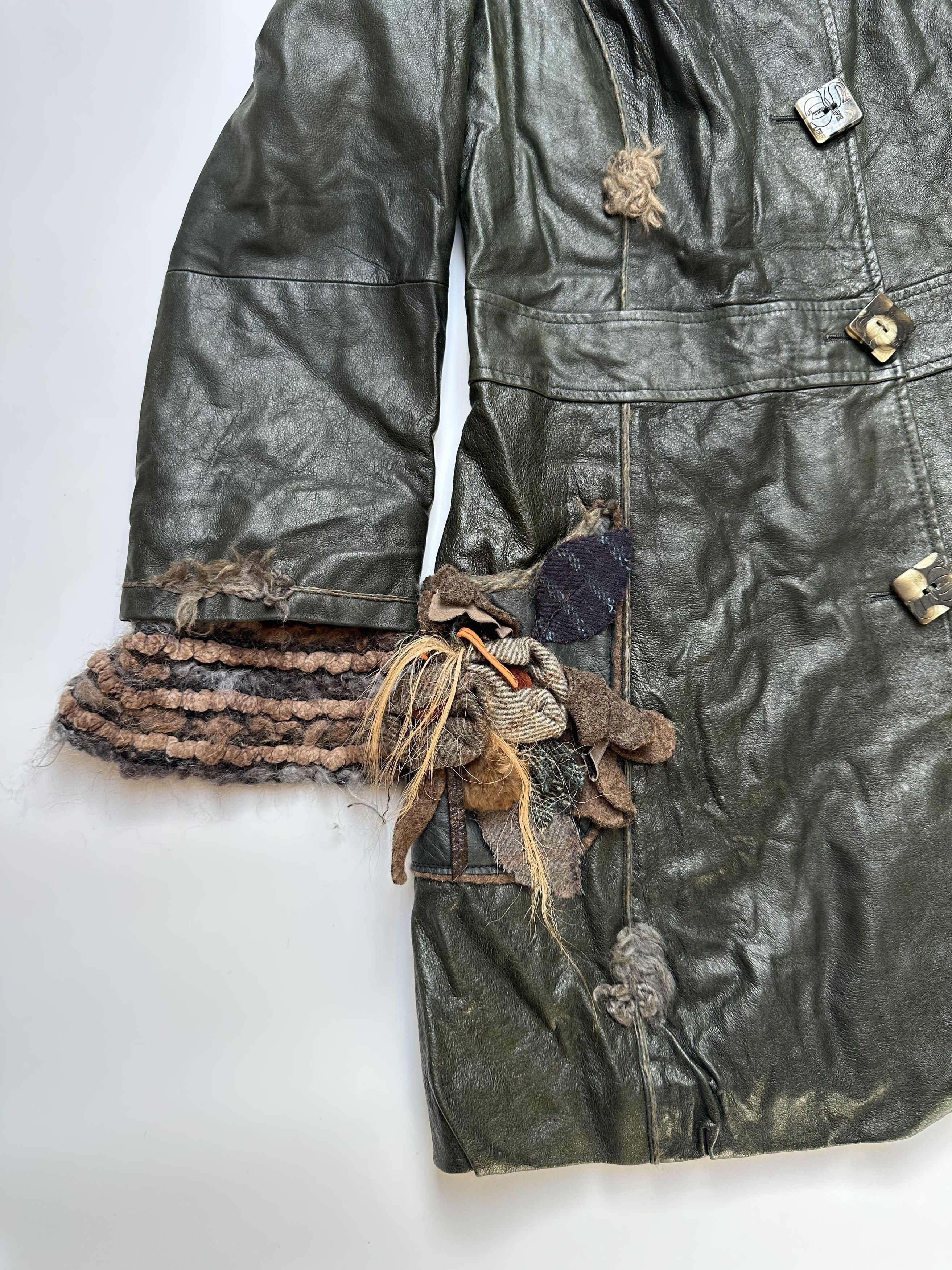 Other Save The Queen Leather Avant Garde Coat jacket Size M / US 6-8 / IT 42-44 - 3 Thumbnail