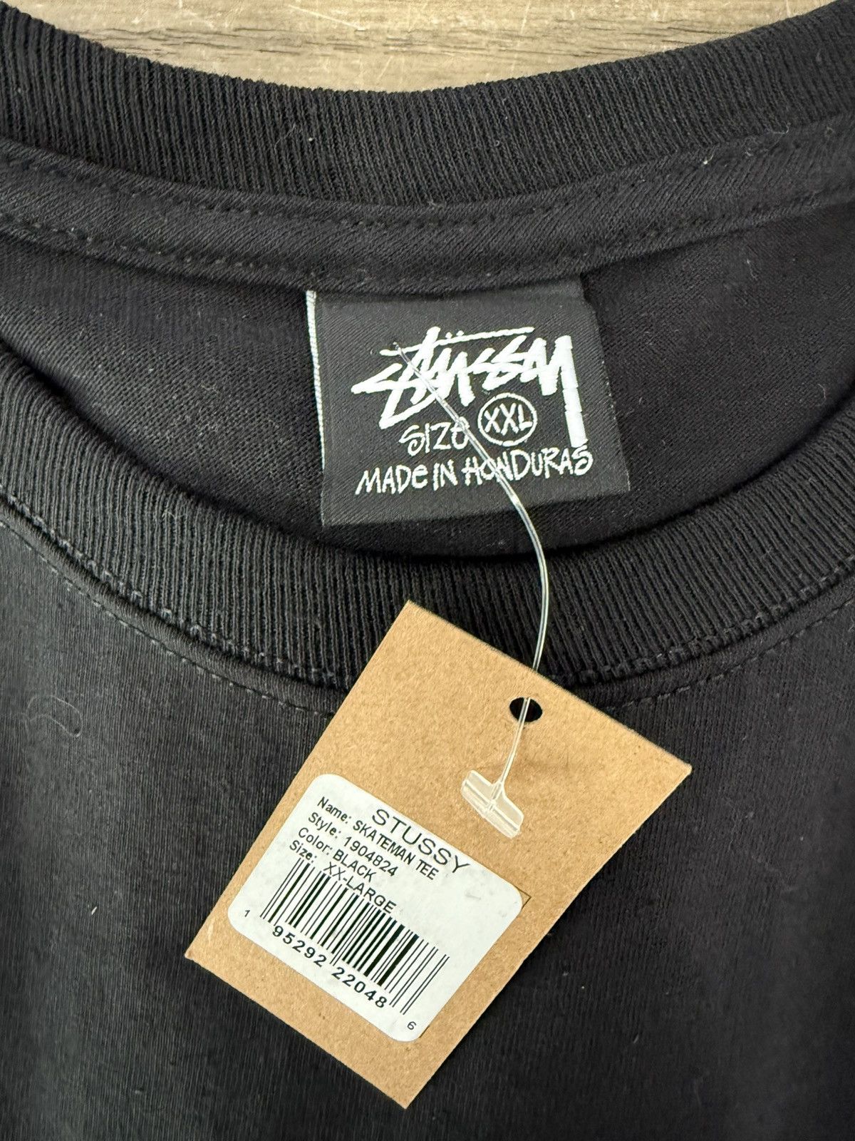 Stussy 🎱 Stussy Skateman NEW! Tee Shirt RARE! 2XL Black XXL 🎱 Size US XXL / EU 58 / 5 - 7 Thumbnail