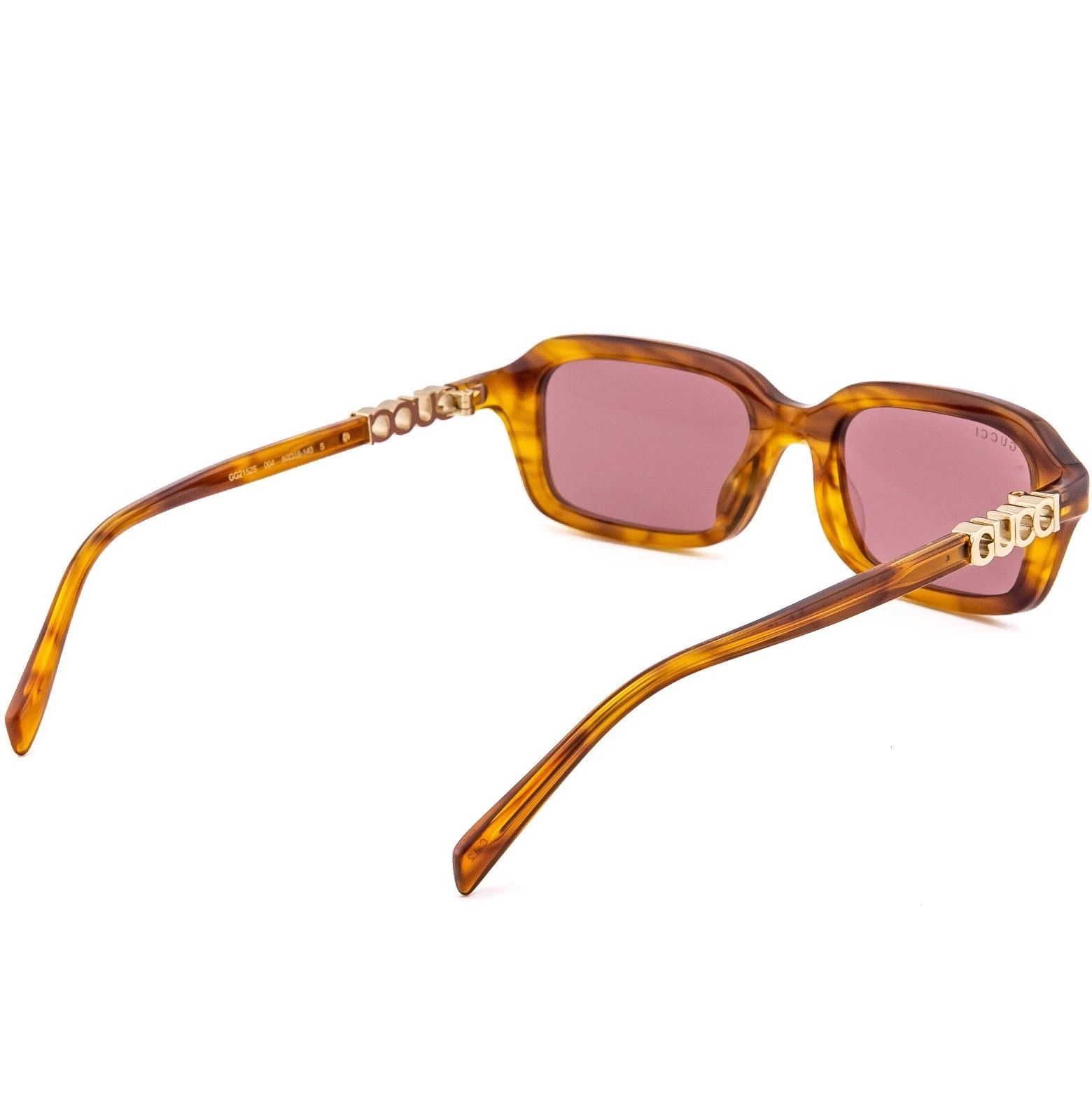 Gucci GUCCI 2152 Gg2152S Pink Brown Narrow Unisex Sunglasses 004 Size ONE SIZE - 2 Thumbnail