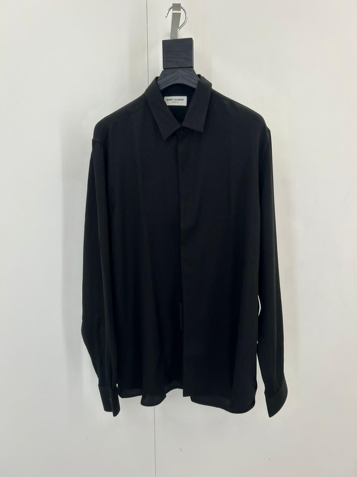 Saint Laurent Paris Shirt with a Yves collar and straight shoulders Size US L / EU 52-54 / 3 - 1 Thumbnail