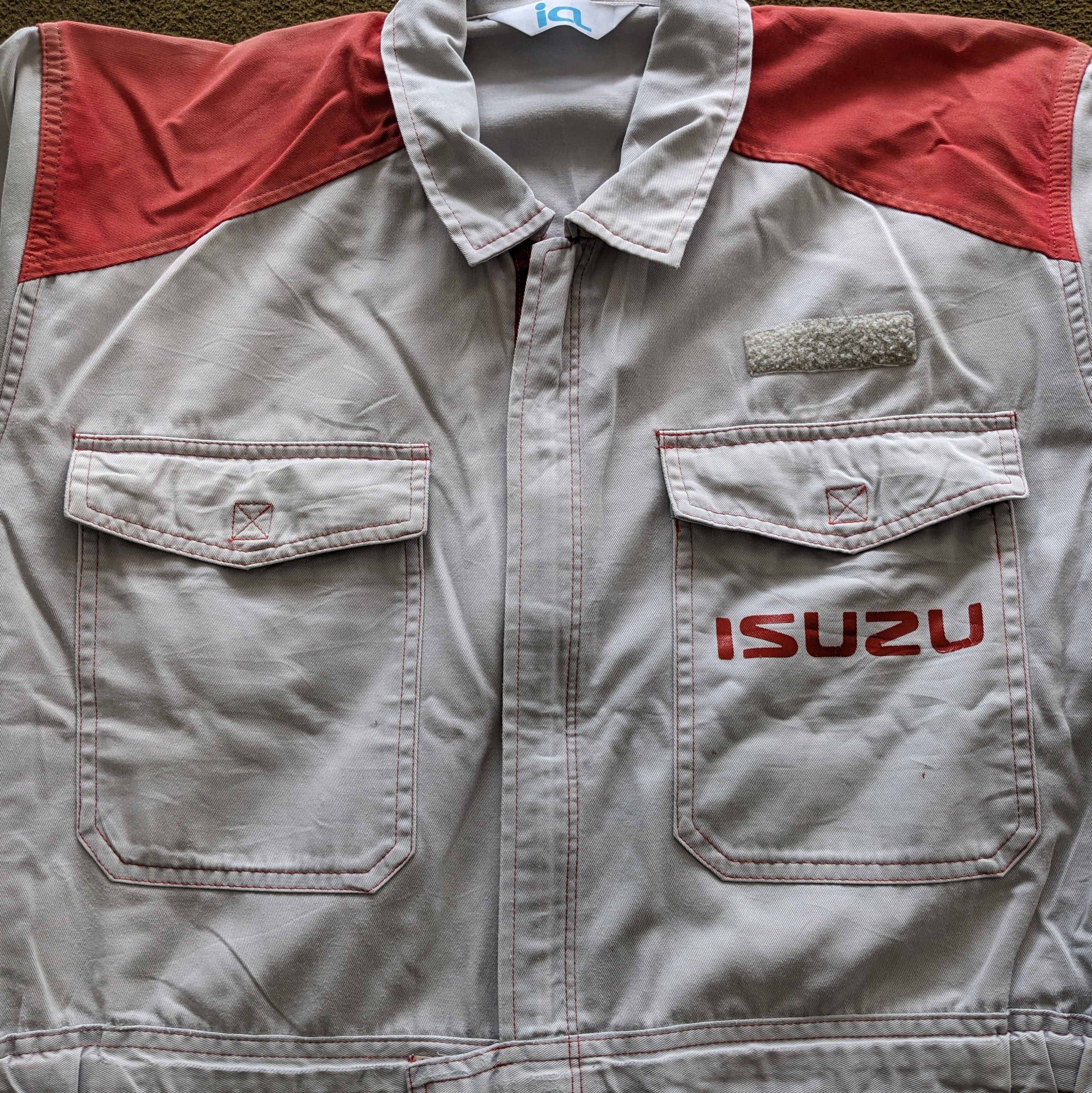 Vintage Vintage ISUZU Motorsports Racing Coverall Workwear Jacket Size US L / EU 52-54 / 3 - 4 Thumbnail
