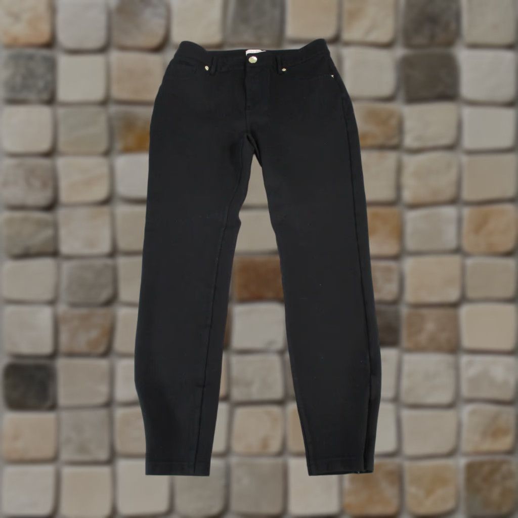 Ted Baker VINTAGE Ted Baker Women’s Pants Skinny Ankle Black Size 2 Stretch Polyamide Spandex Viscose Size 26" / US 2 / IT 38 - 1 Thumbnail