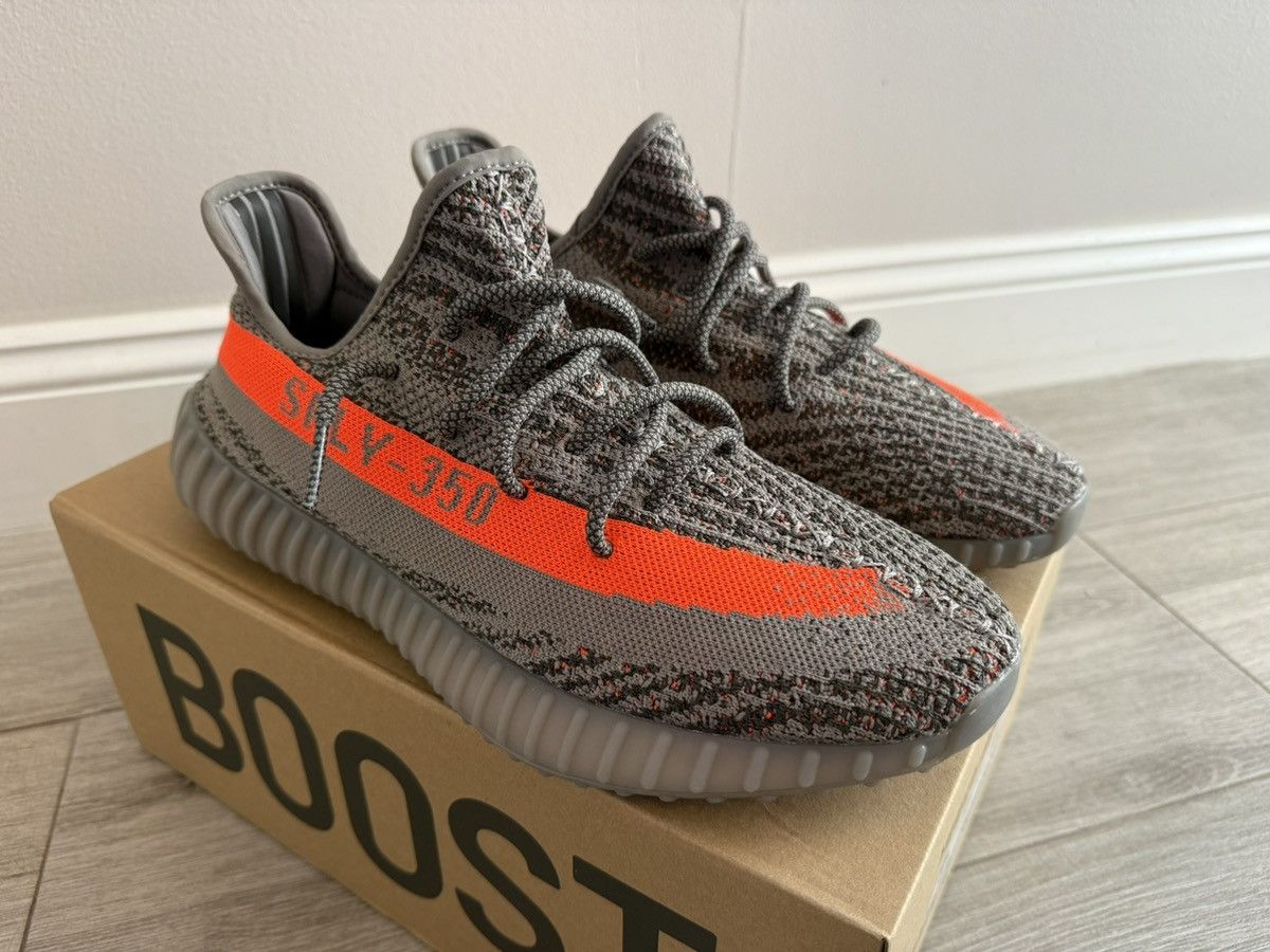 Adidas ADIDAS Yeezy Boost 350 V2 Beluga Reflective Grey Red Sz 12 Size US 12 / EU 45 - 4 Thumbnail