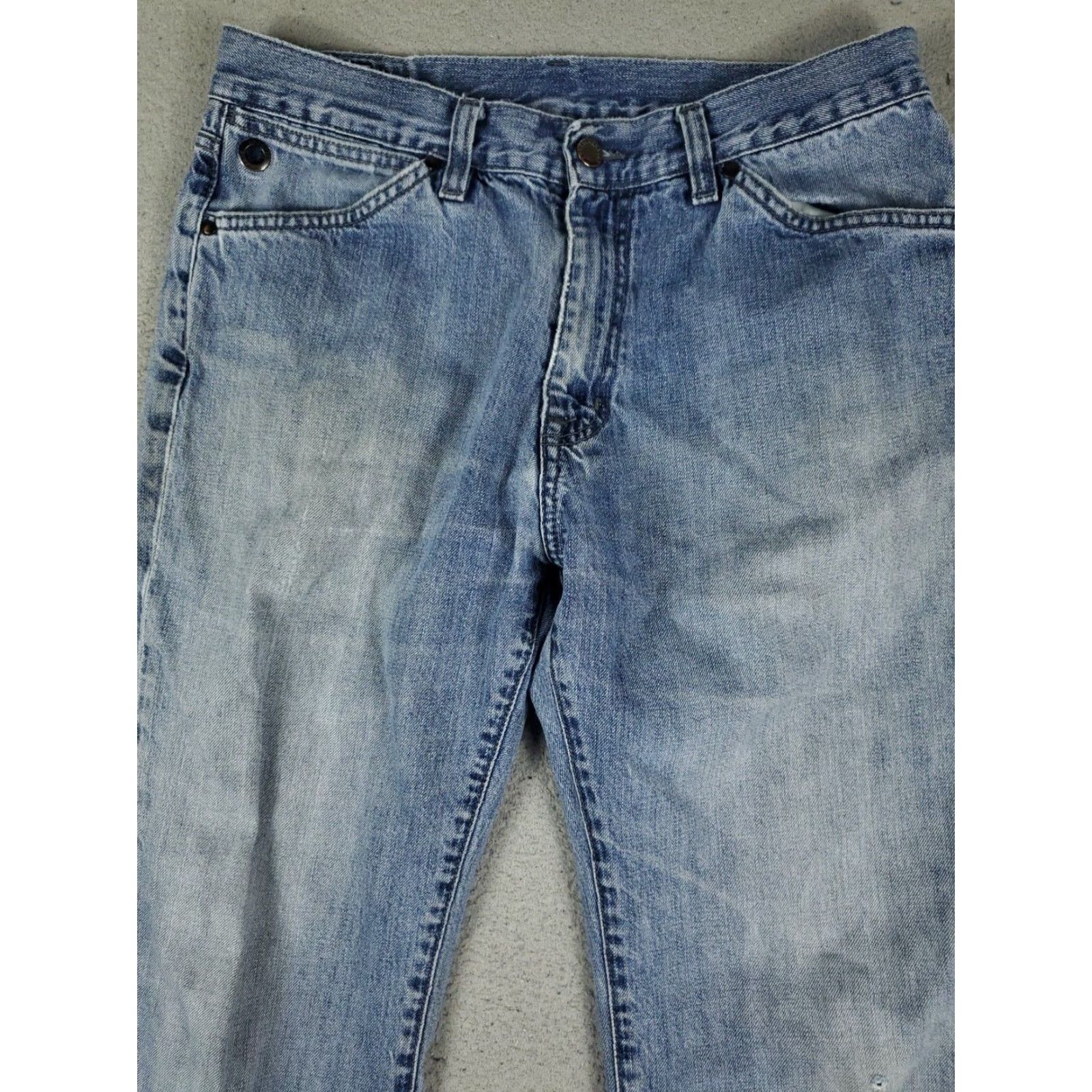 Lacoste Lacoste Mens Blue Straight Leg Denim Jeans Pants Size 32x25 Size US 32 / EU 48 - 2 Thumbnail