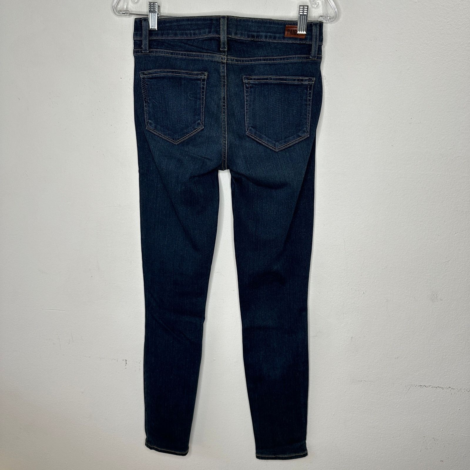 Paige Paige Dark Wash Verdugo Ankle Nottingham Skinny Jean 26 Size 26" / US 2 / IT 38 - 4 Thumbnail