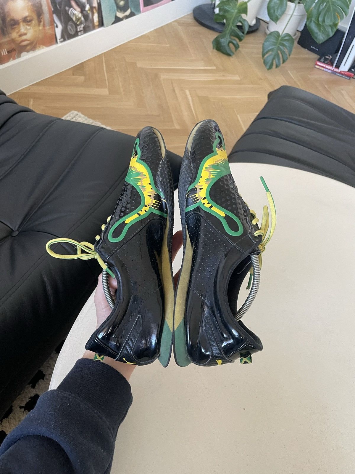 Puma Puma x Usain Bolt Olympic Gold Champion Y2K Sneakers Size US 10.5 / EU 43-44 - 5 Thumbnail