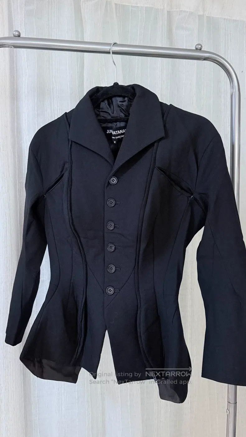 Junya Watanabe Junya Watanabe Black bone design blazer Size M / US 6-8 / IT 42-44 - 4 Thumbnail