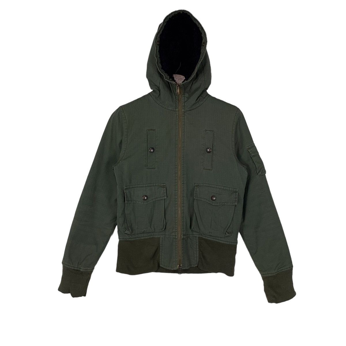 Alpha Industries × Vintage Vintage Alpha Industries Military Jacket Size M / US 6-8 / IT 42-44 - 1 Thumbnail