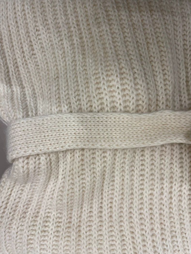 Loewe LOEWE Beige alpaca V-neck sweater dress XS Size XS / US 0-2 / IT 36-38 - 9 Thumbnail